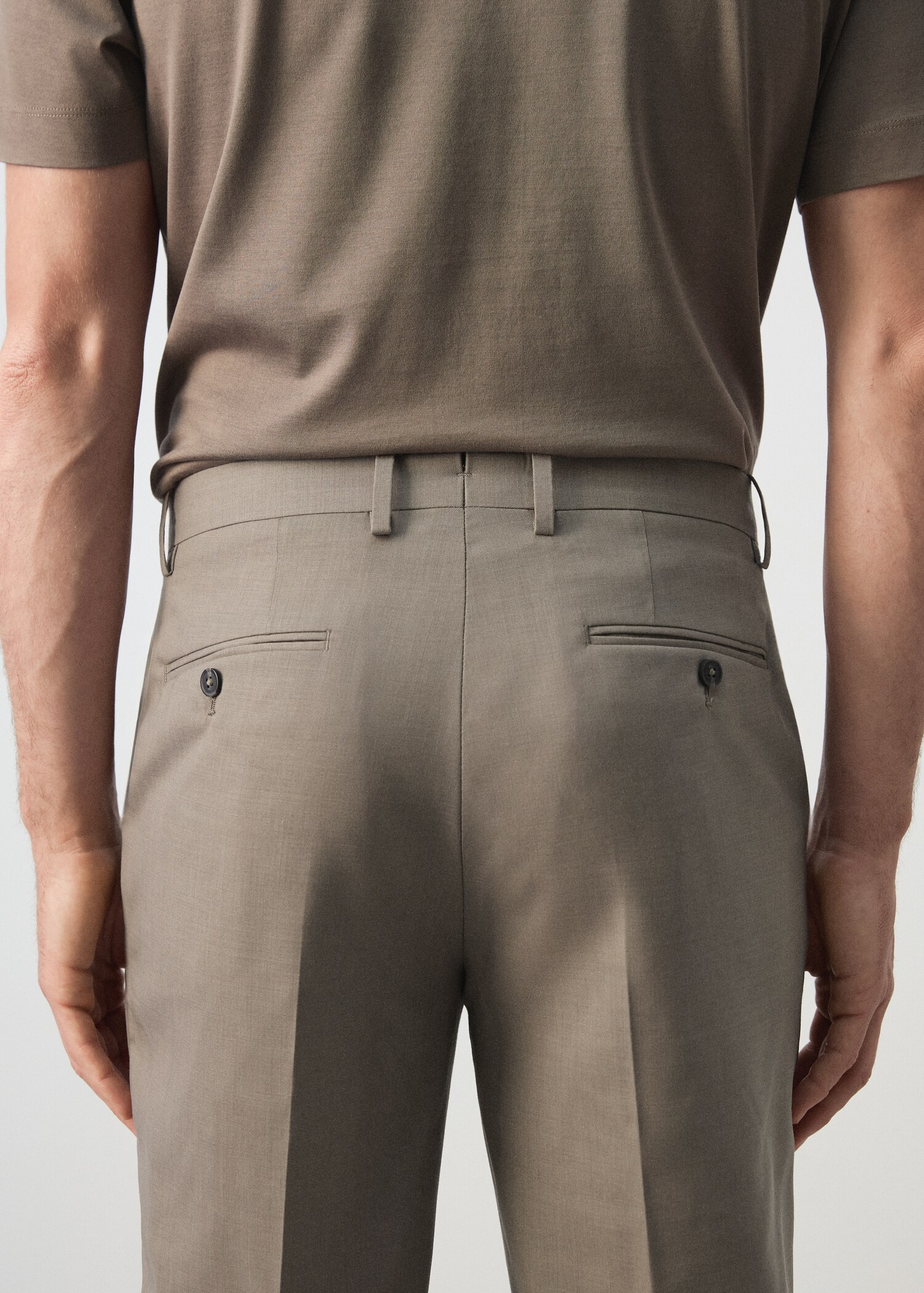 Turin 100% wool suit pants - Details of the article 6