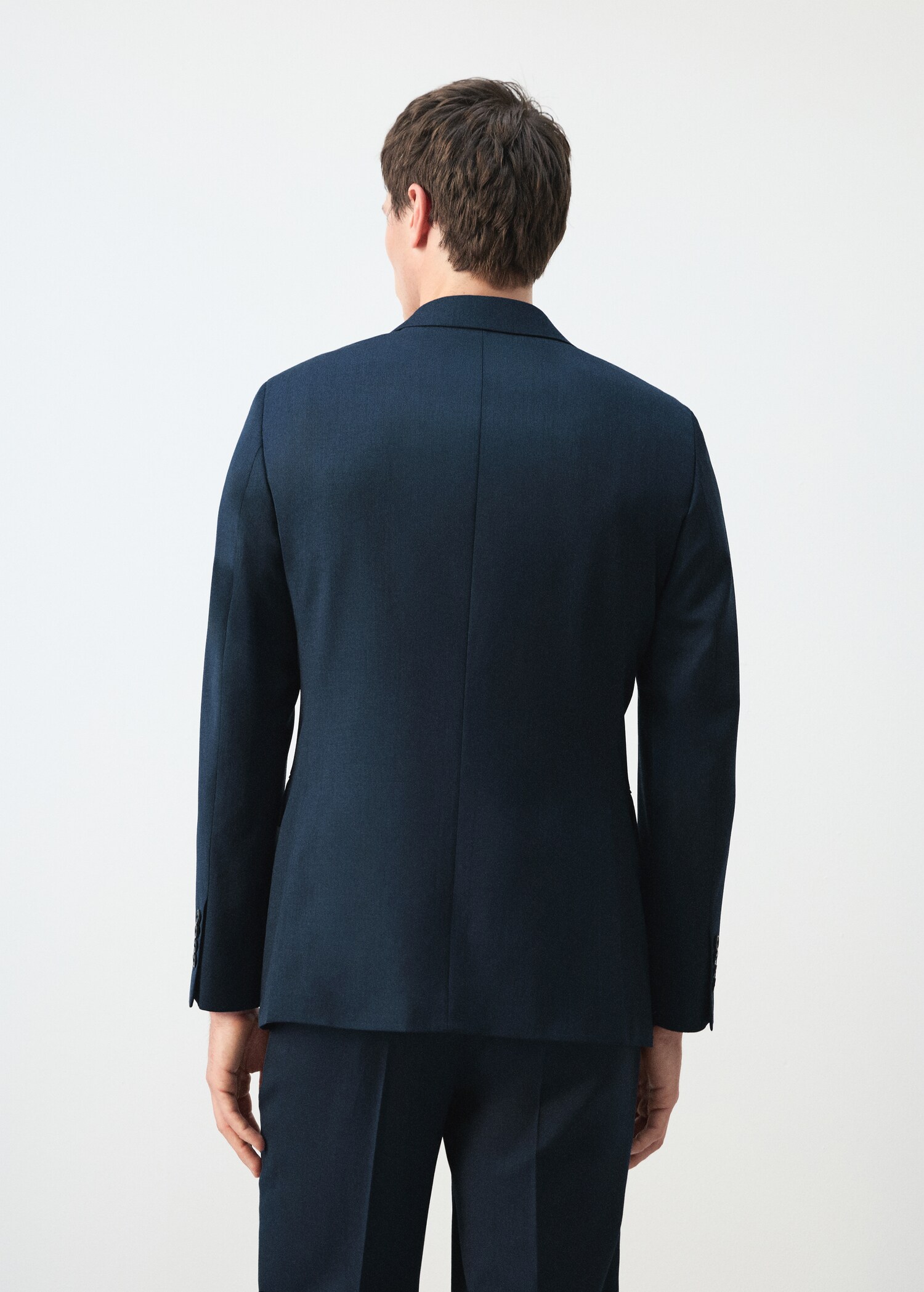 Turin 100% wool suit jacket - Reverse of the article