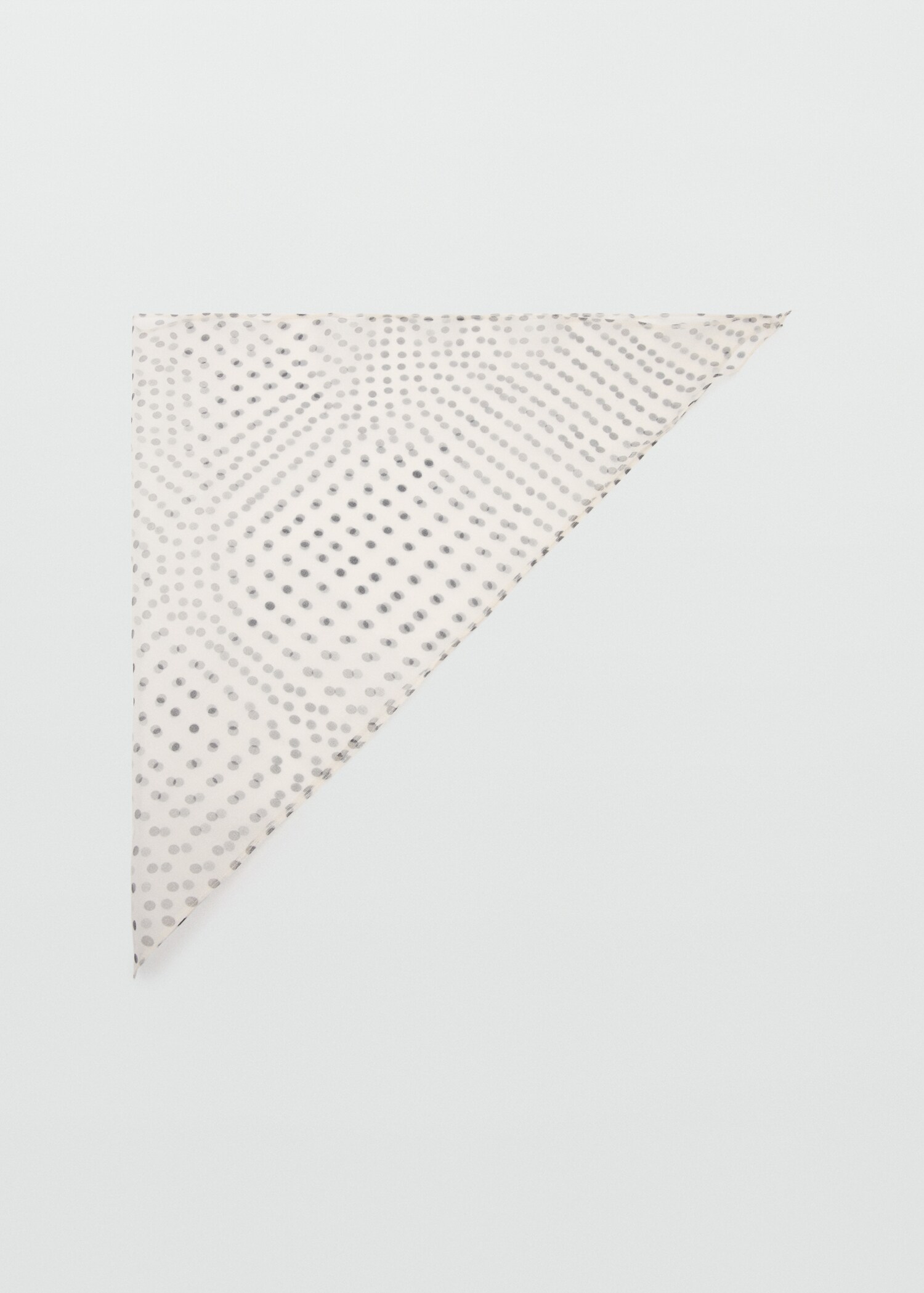 Polka dot print scarf - Изделие без модели