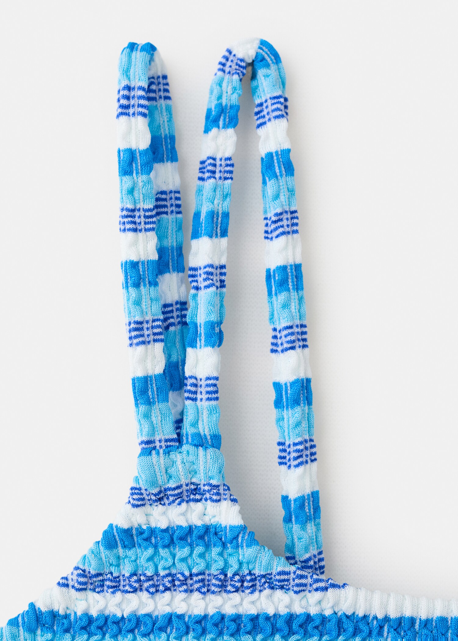 Striped textured bikini - Details of the article 8