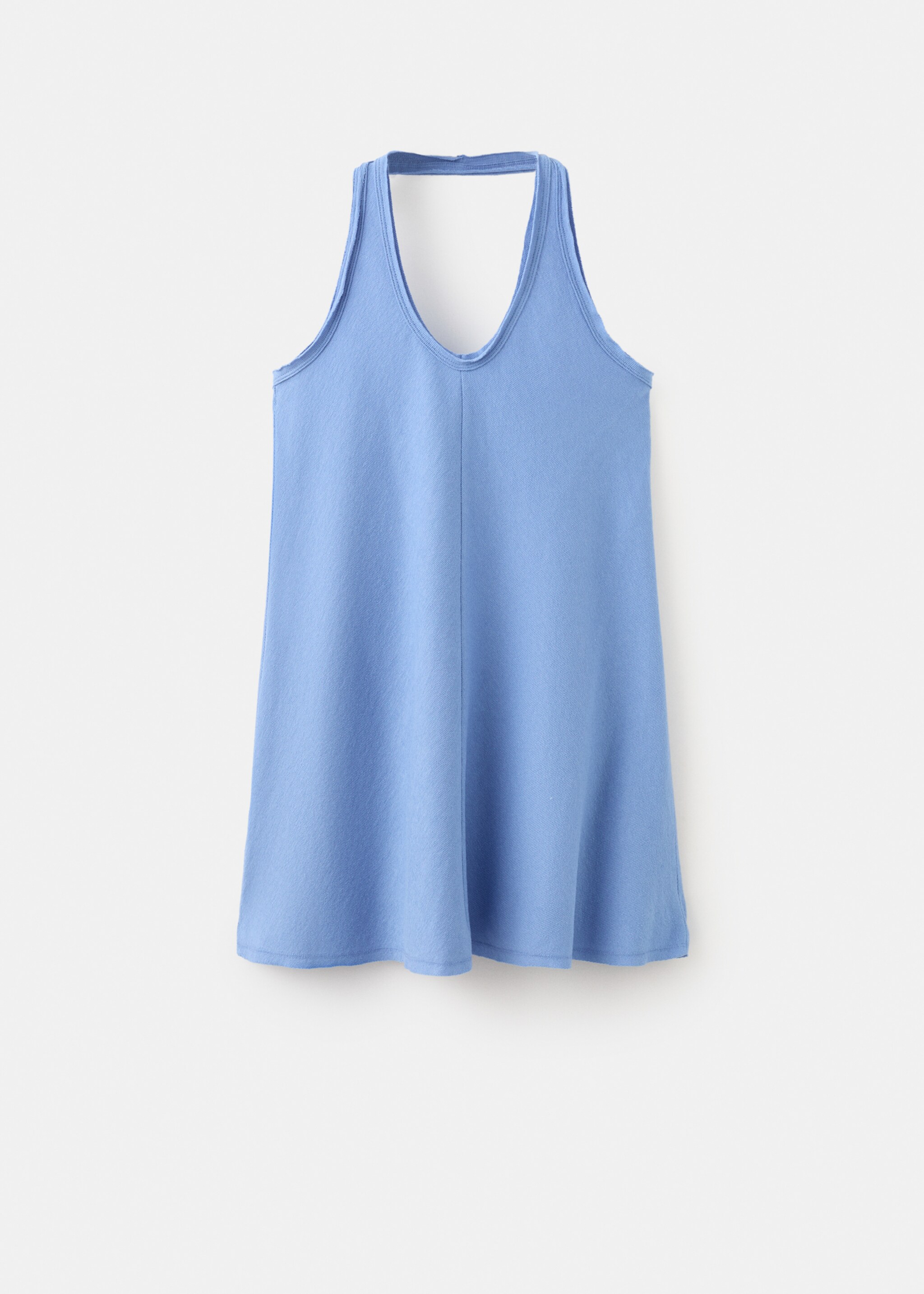 Robe courte emmanchures américaines - Article sans modèle, Bleu. Ref: 27025963-00.