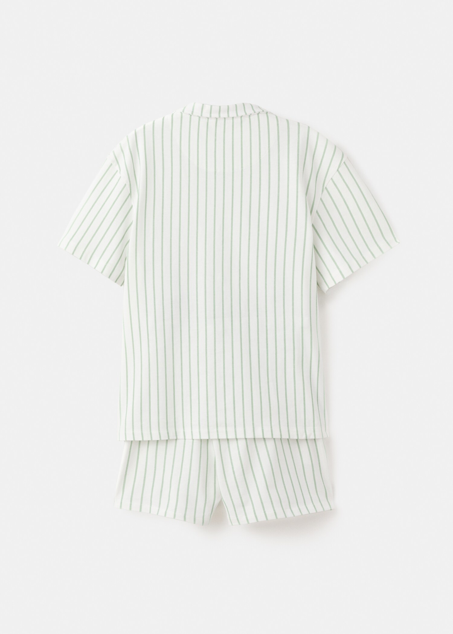 Striped short pyjamas - Reverse of the article
