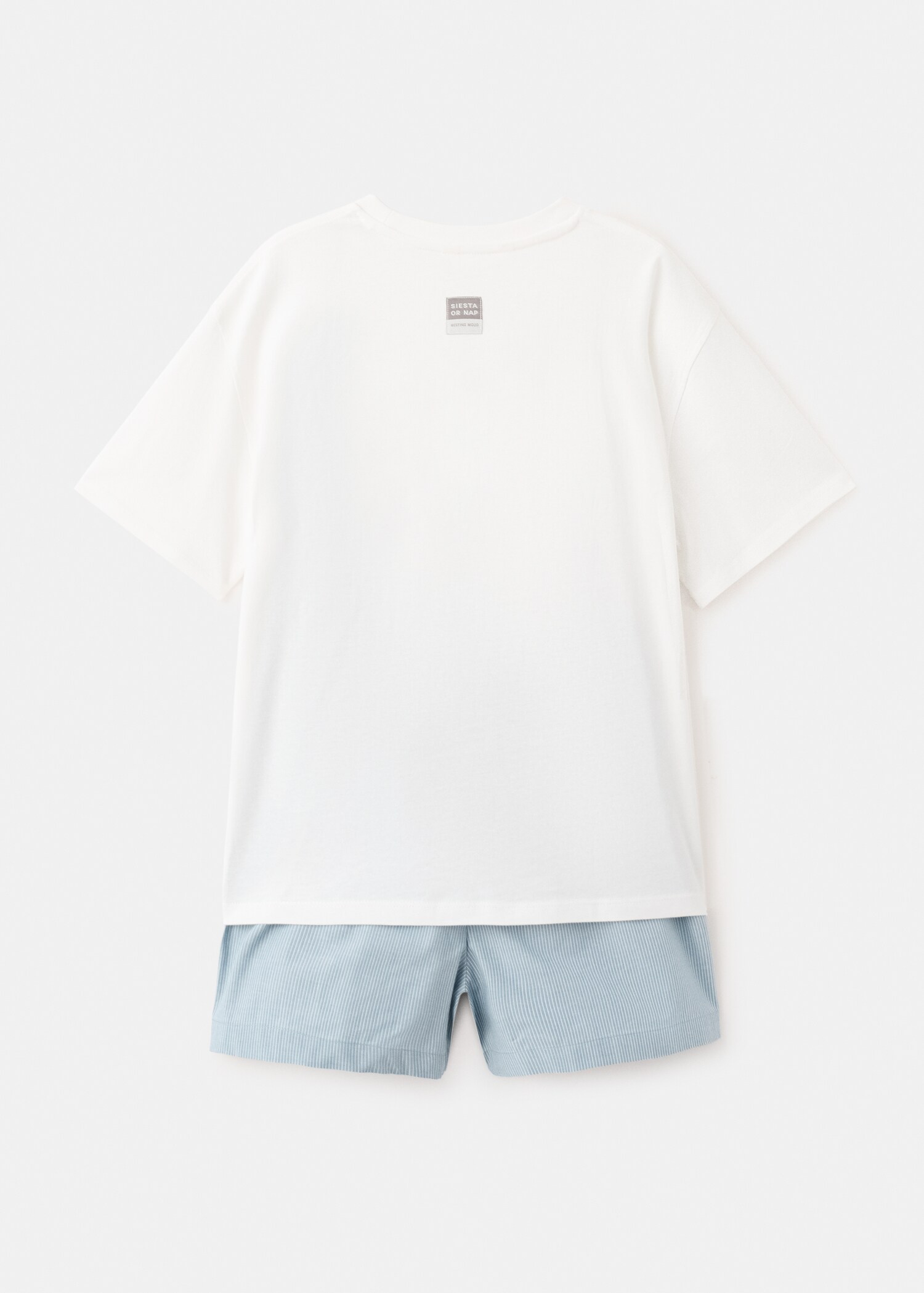 Short pyjama set - Reverse of the article