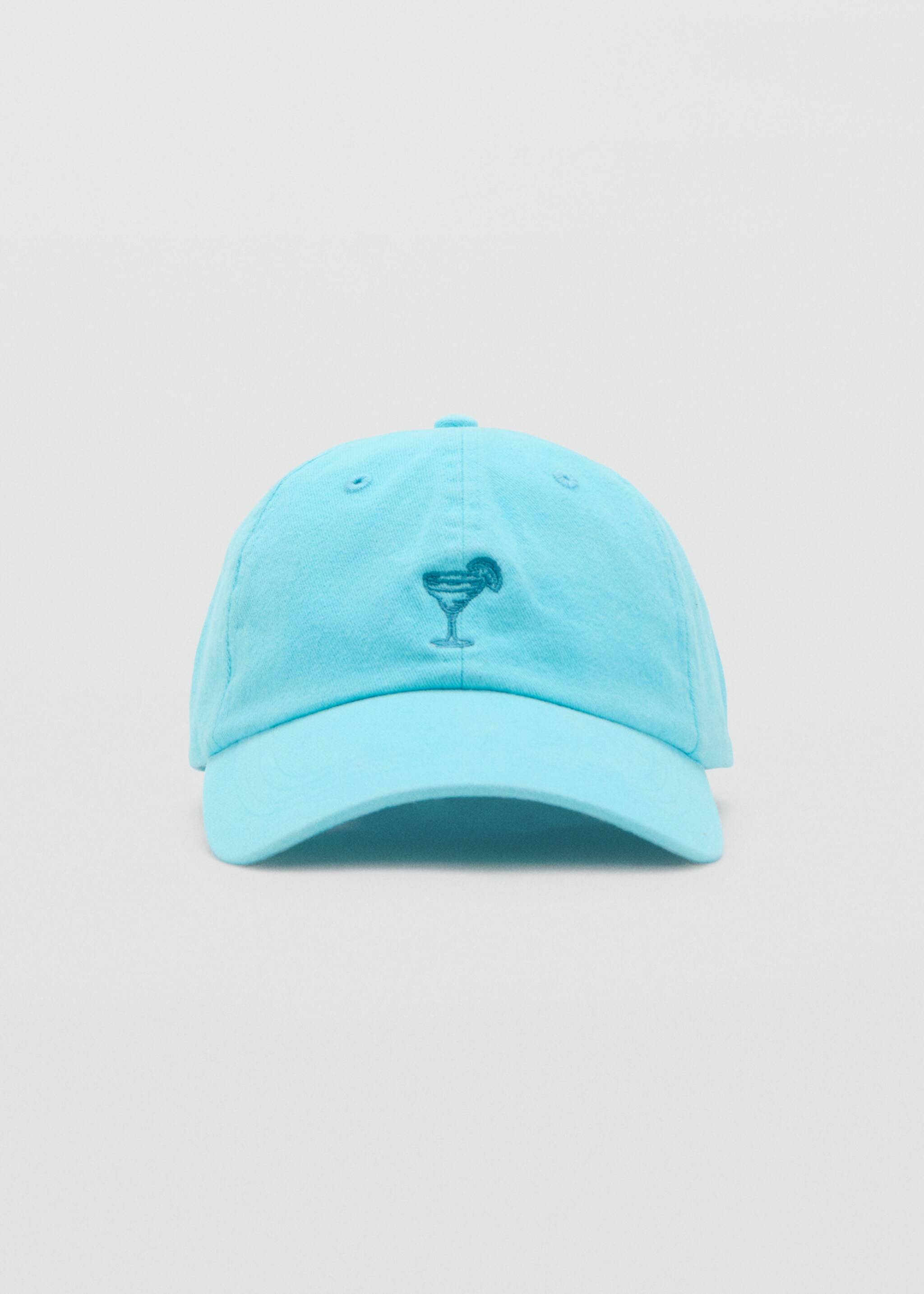 Embroidered detail cap - Medium plane, Blue. Ref: 27025971-00.