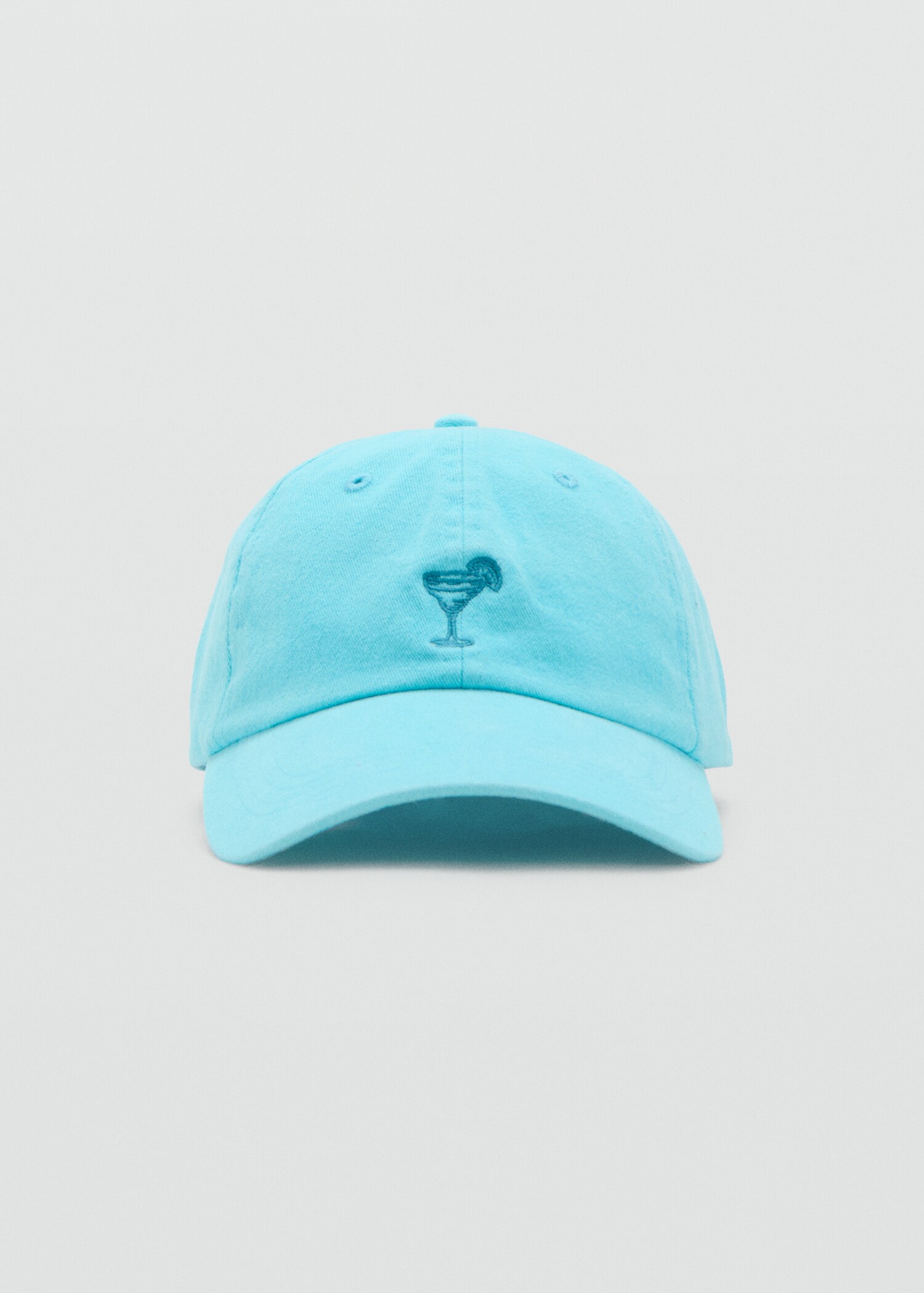 Embroidered detail cap - Medium plane