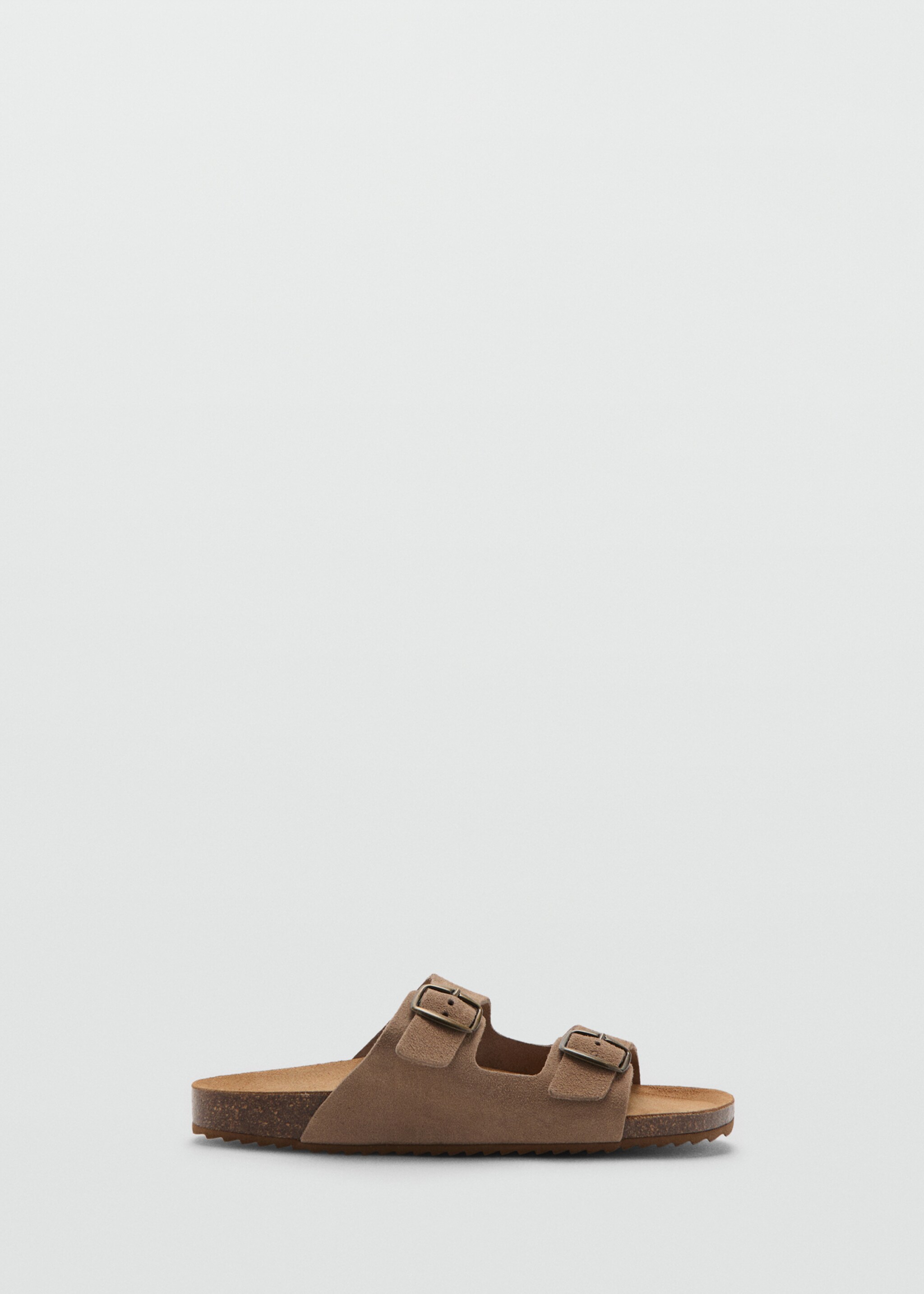 Sandales bio - Article sans modèle, Marron moyen. Ref: 27025974-00.