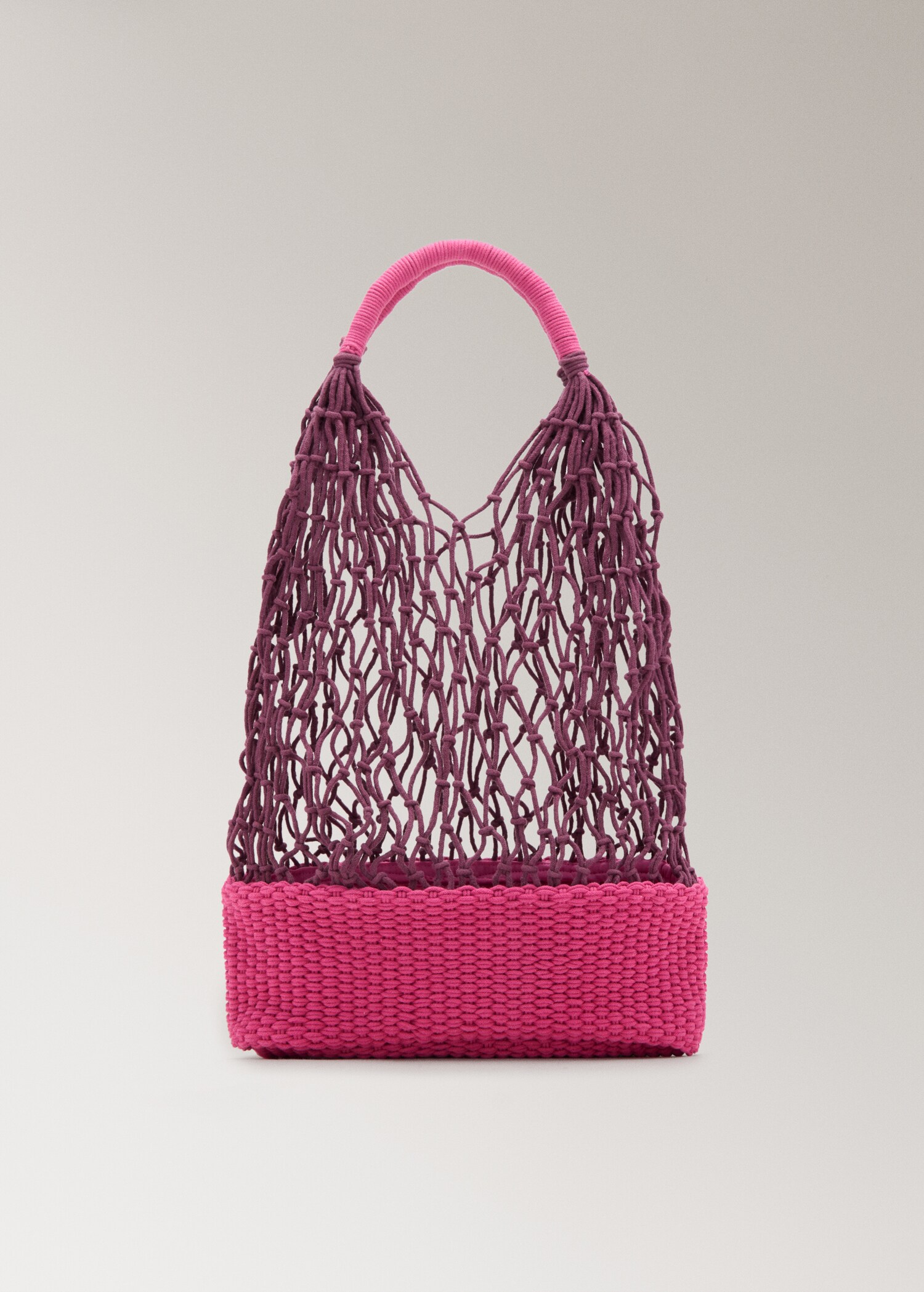 Cotton mesh shoulder bag - Article without model