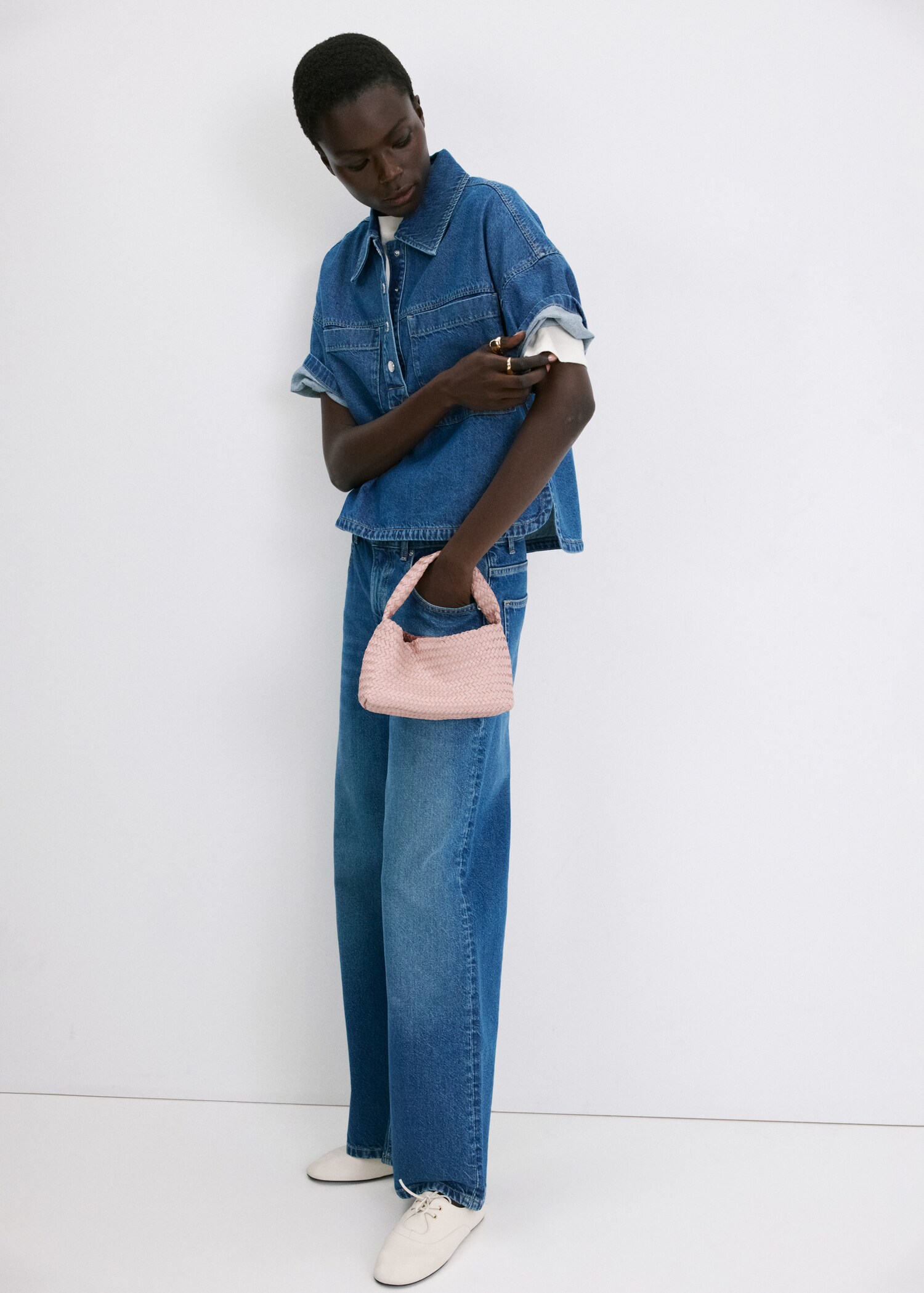 Flätad handväska i läder - Detaljer om artikeln 9