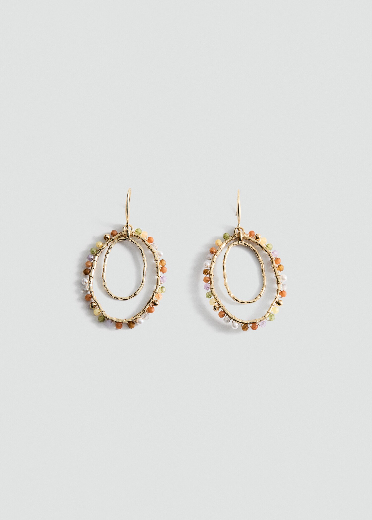 Bead hoop earrings - Article without model