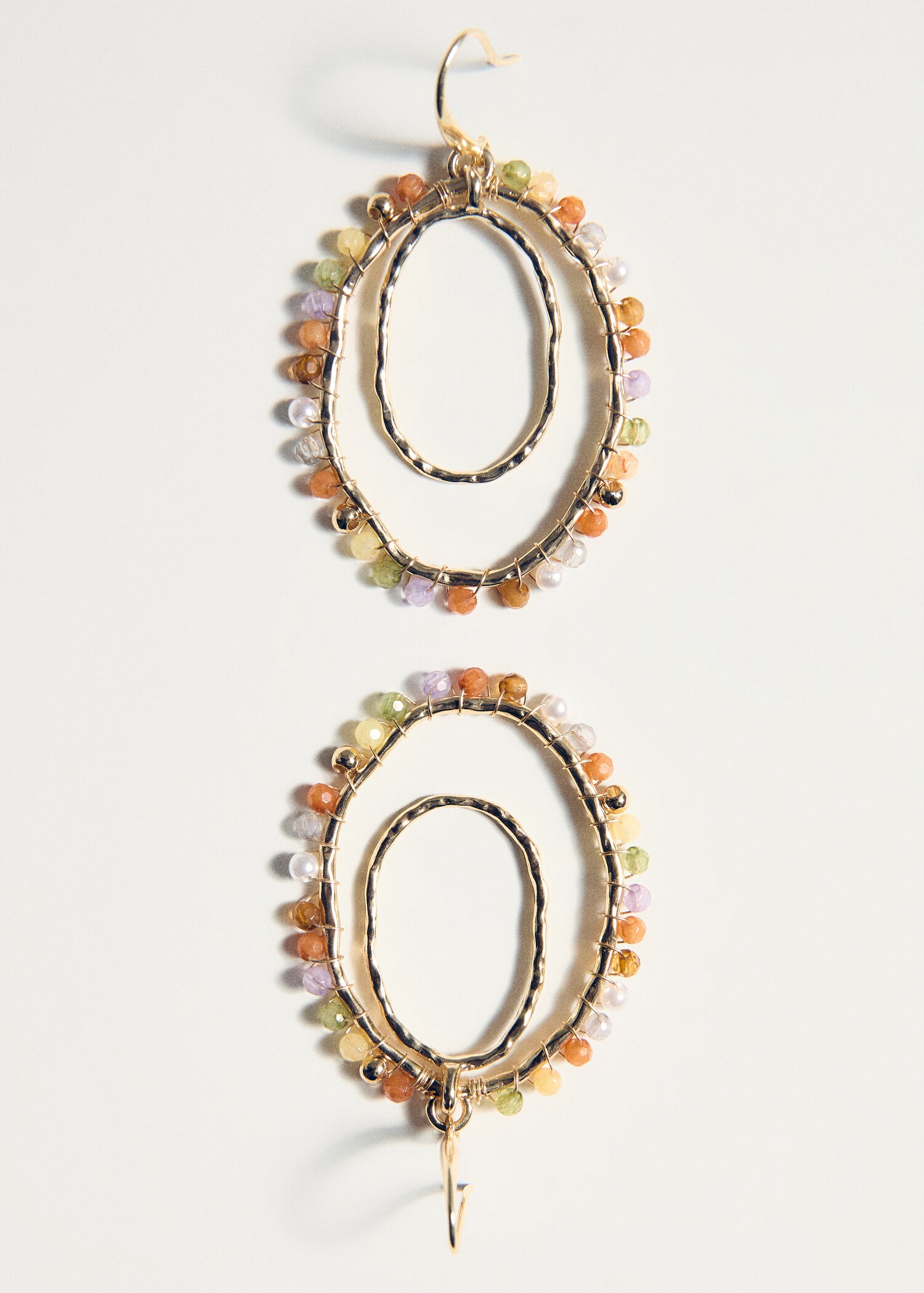 Bead hoop earrings - Details of the article 5