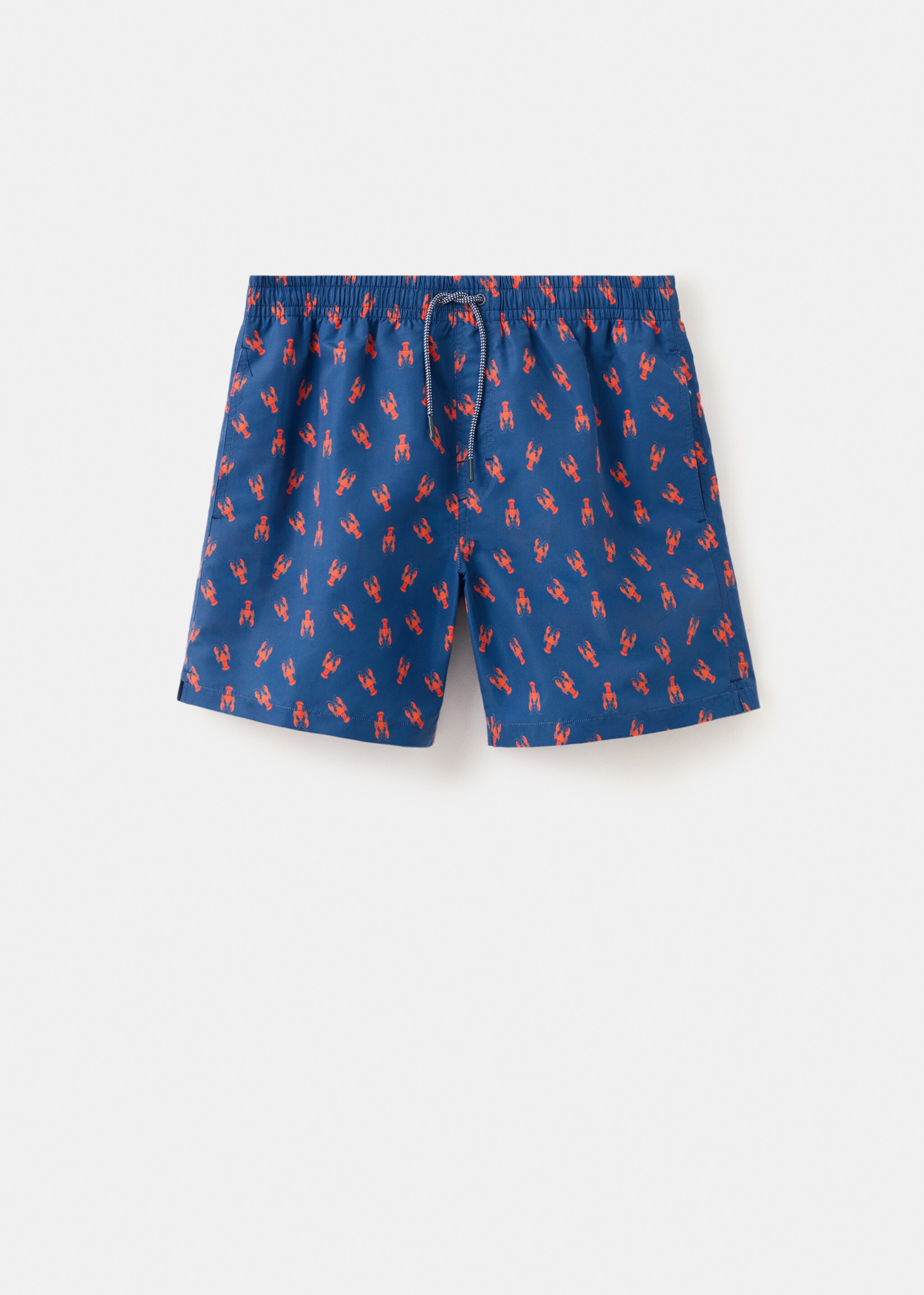 Lobster-print swimming costume - Article without model, Navy. Ref: 27025989-00.