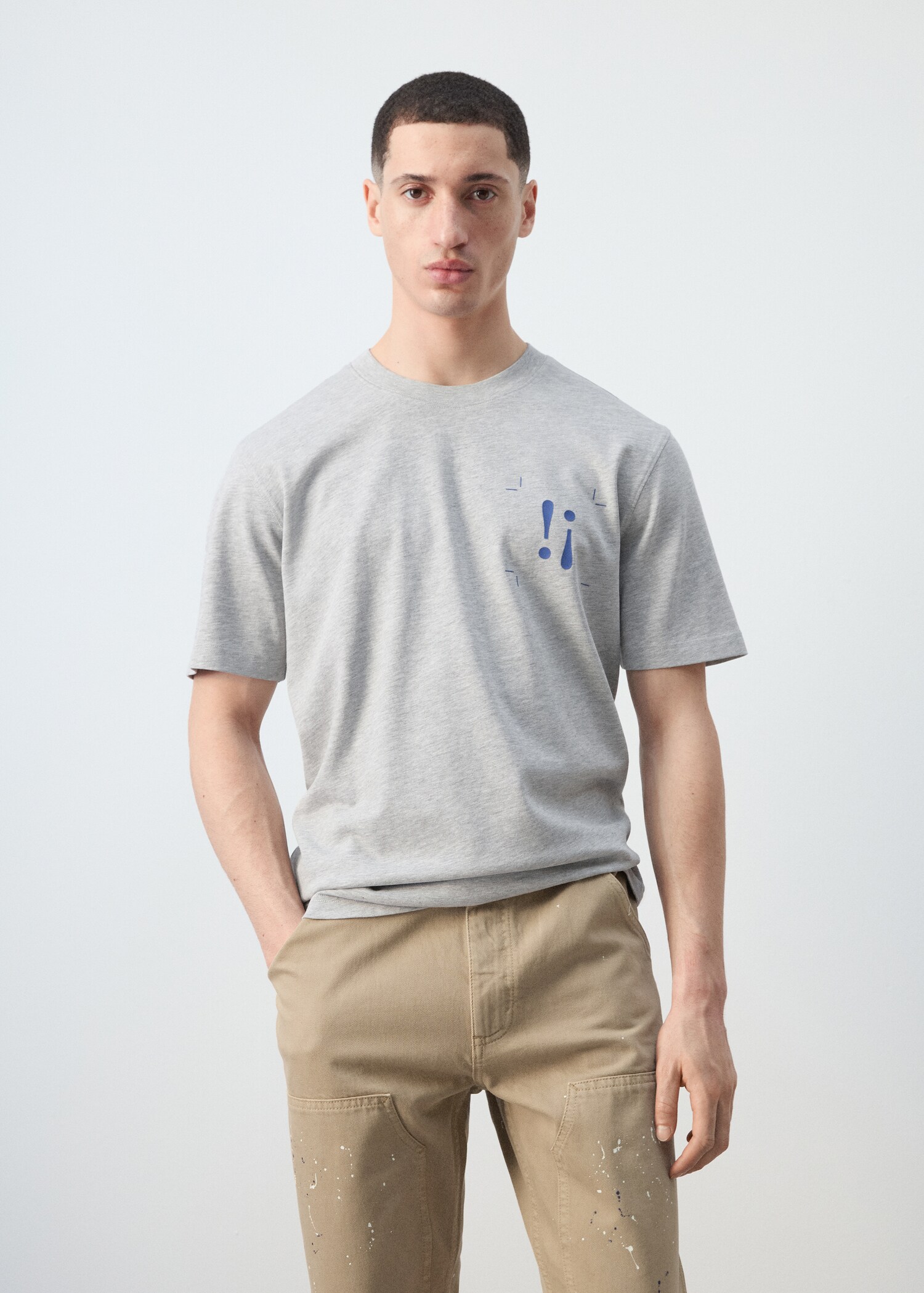 100% cotton printed t-shirt - Medium plane