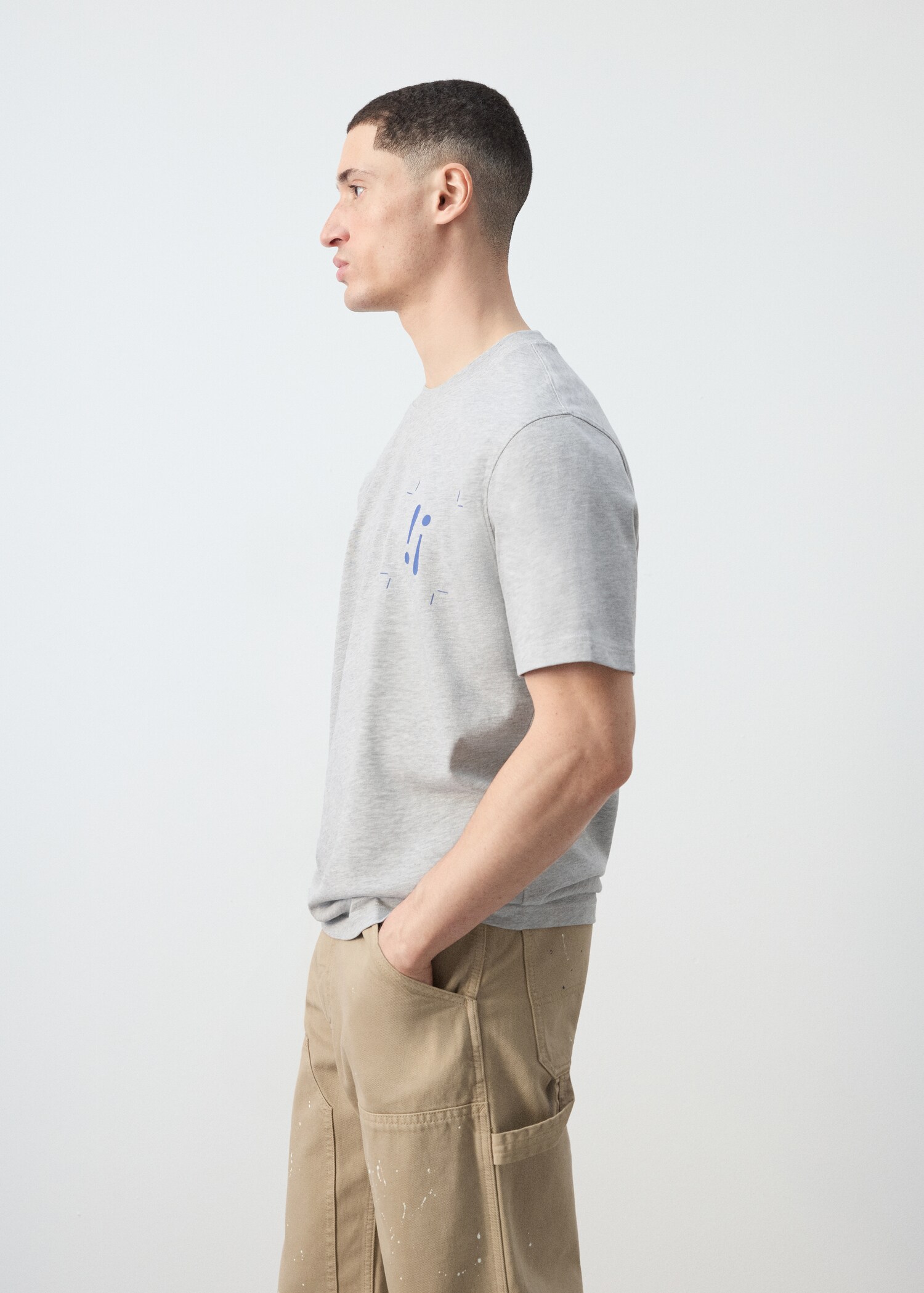 100% cotton printed t-shirt - Details of the article 2