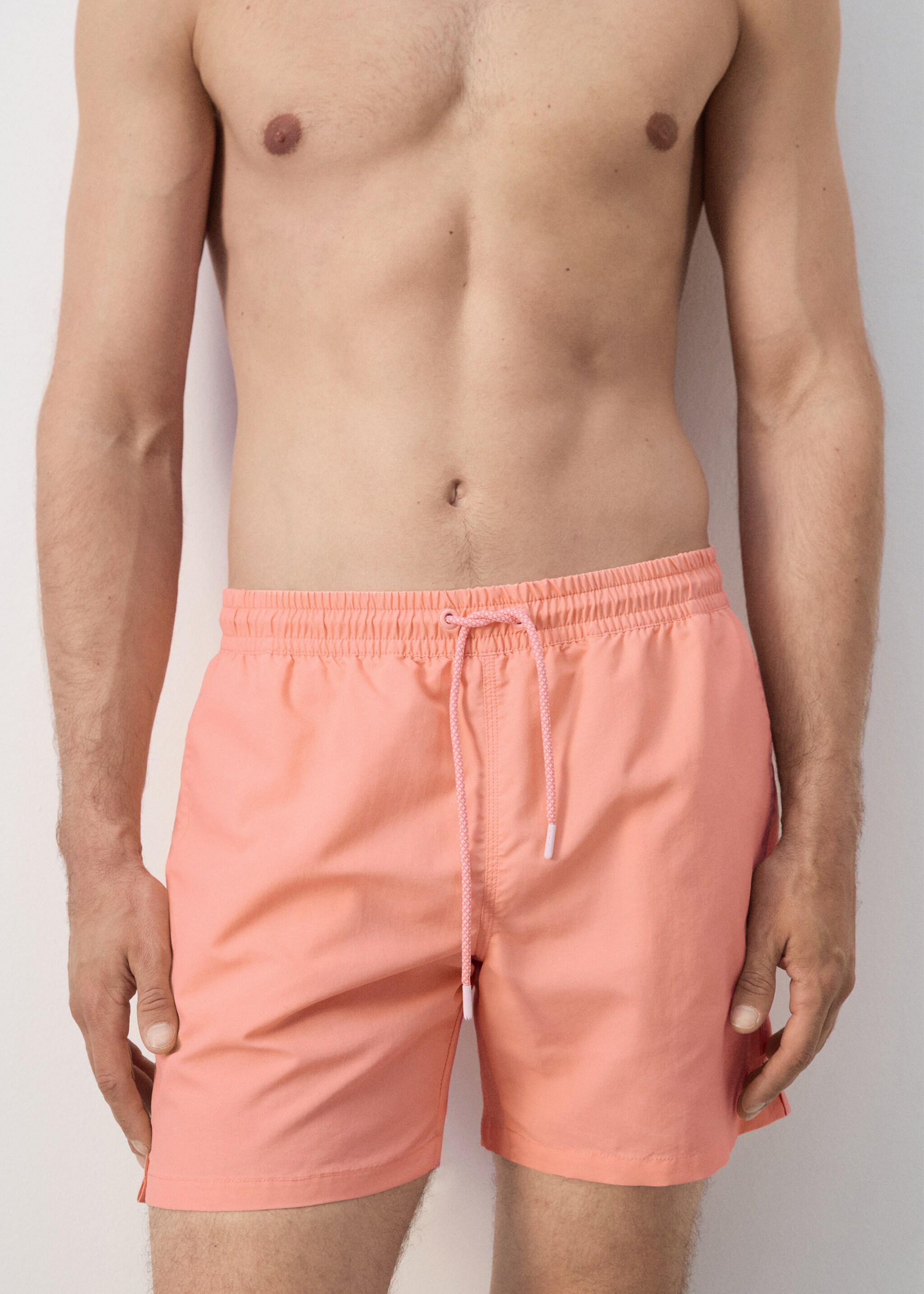 Плавательные шорты базовой модели со шнурком - Деталь изделия 1, Лососевый. Ref: 27026000-00.