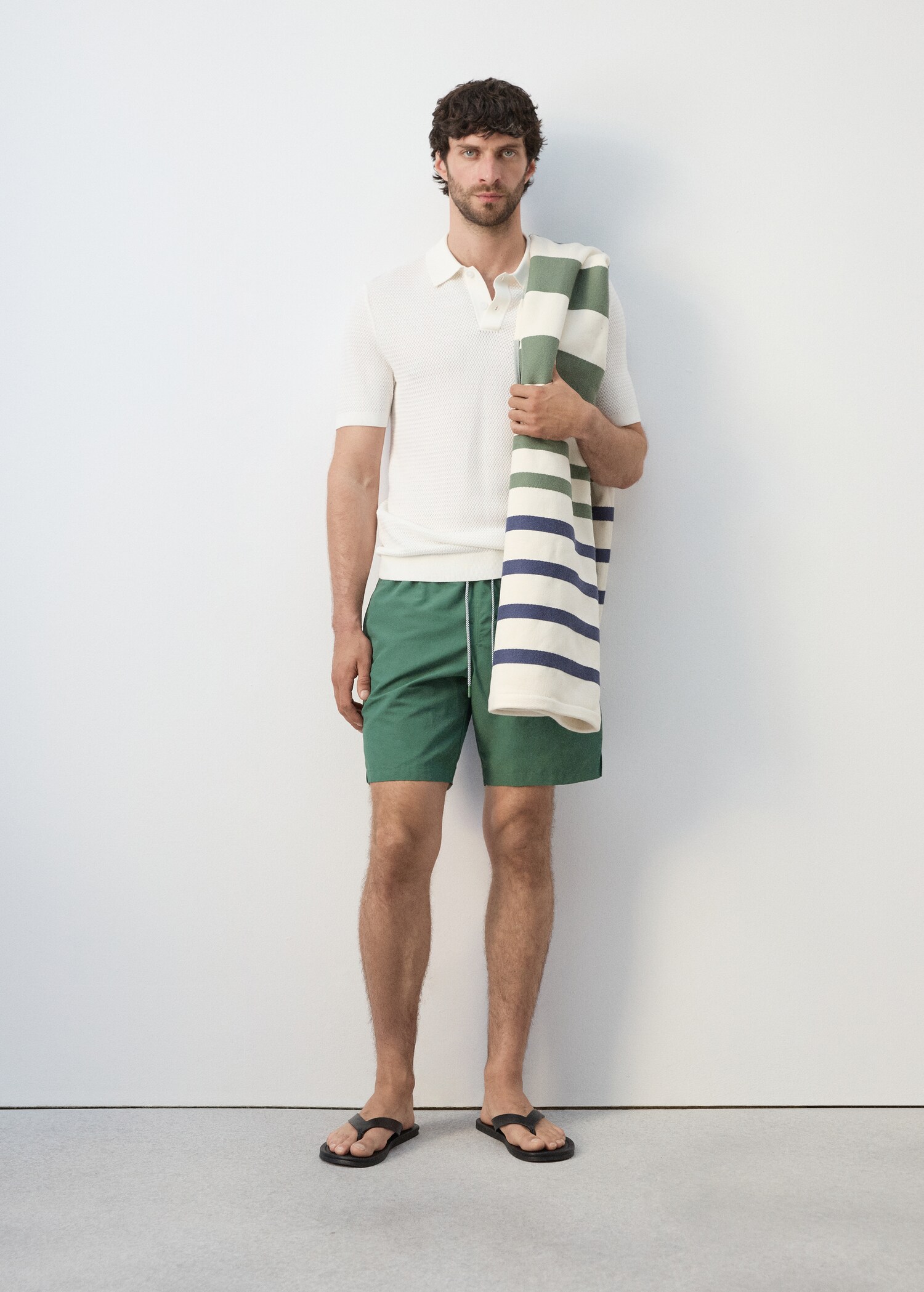 ملابس سباحة أساسية برباط - تفاصيل المنتج 4