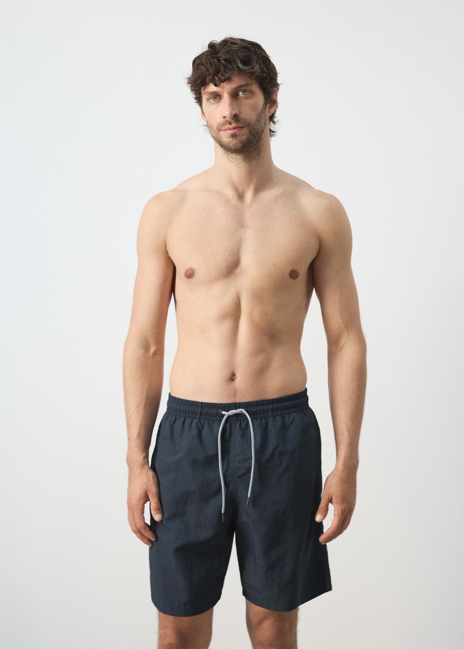 Basic drawstring swimsuit - Medium plane