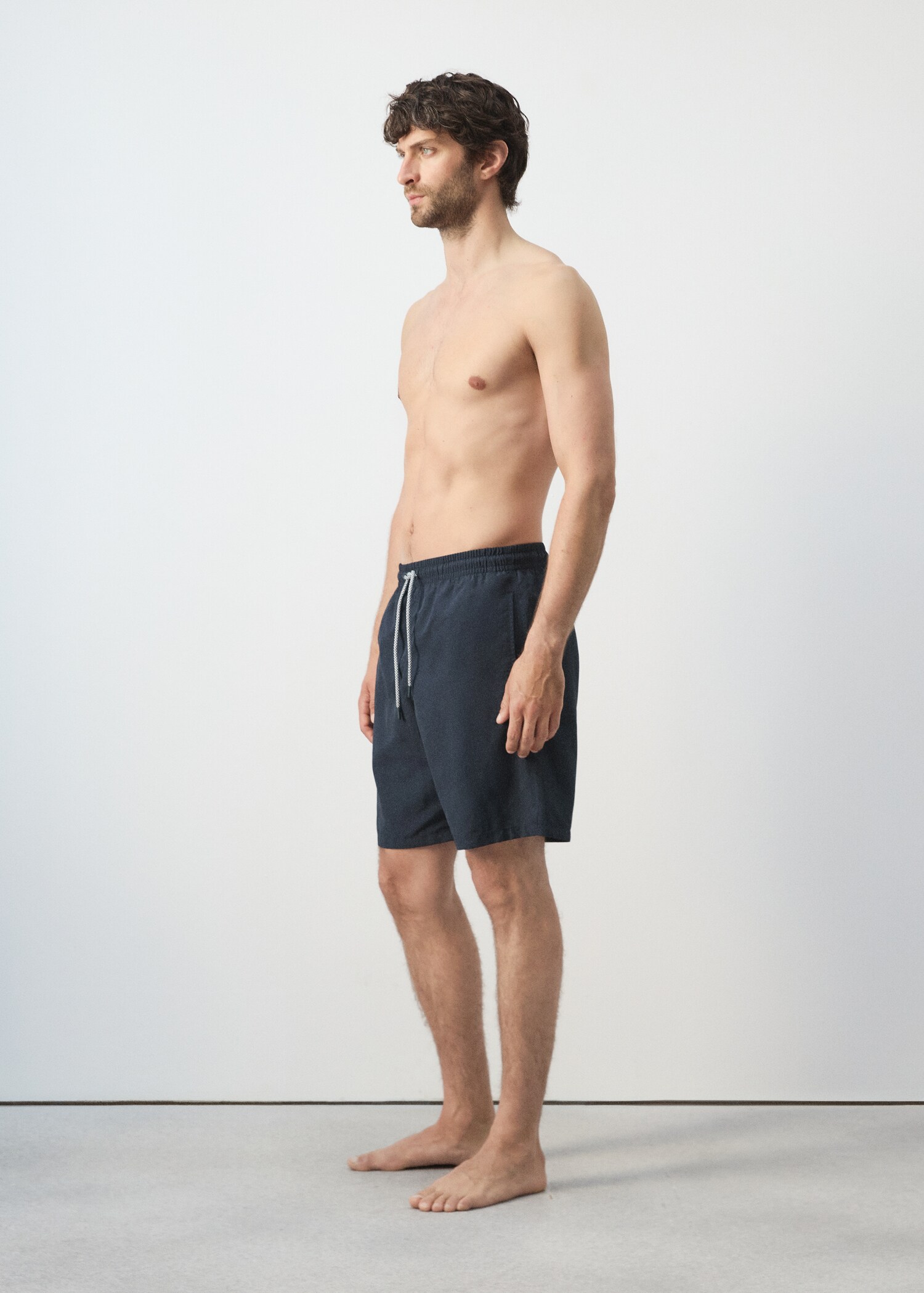 Basic drawstring swimsuit - Details of the article 2