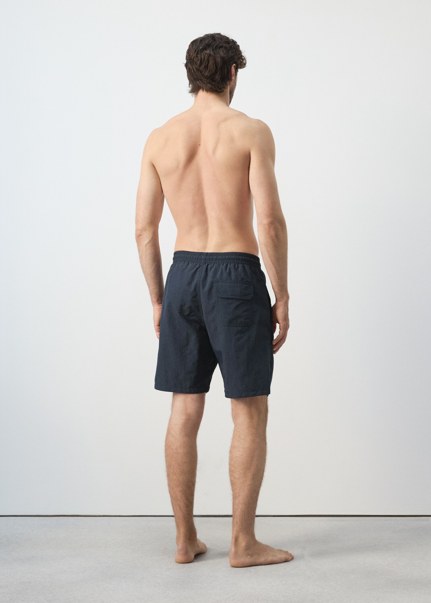 Basic drawstring swimsuit - Reverse of the article