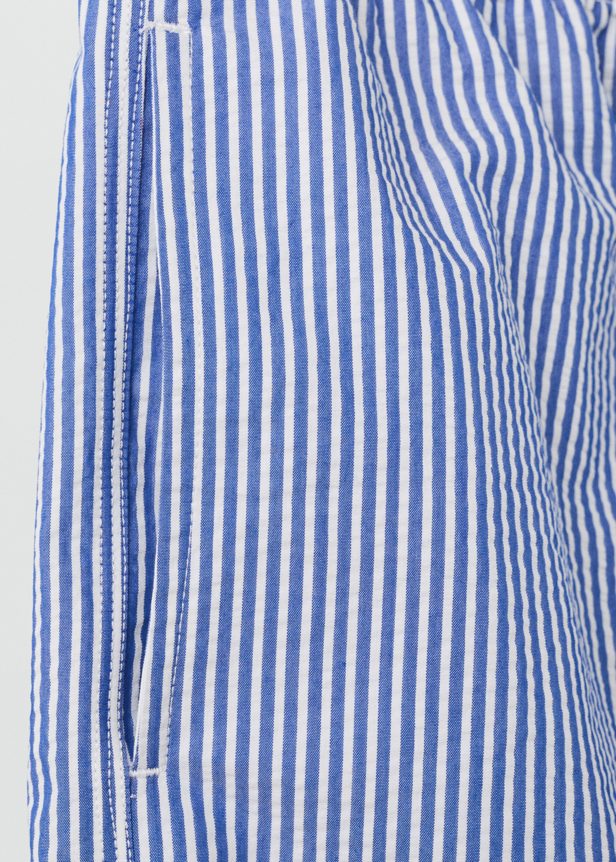 Maillot de bain rayures seersucker - Détail de l'article 0, Bleu encre. Ref: 27026001-00.