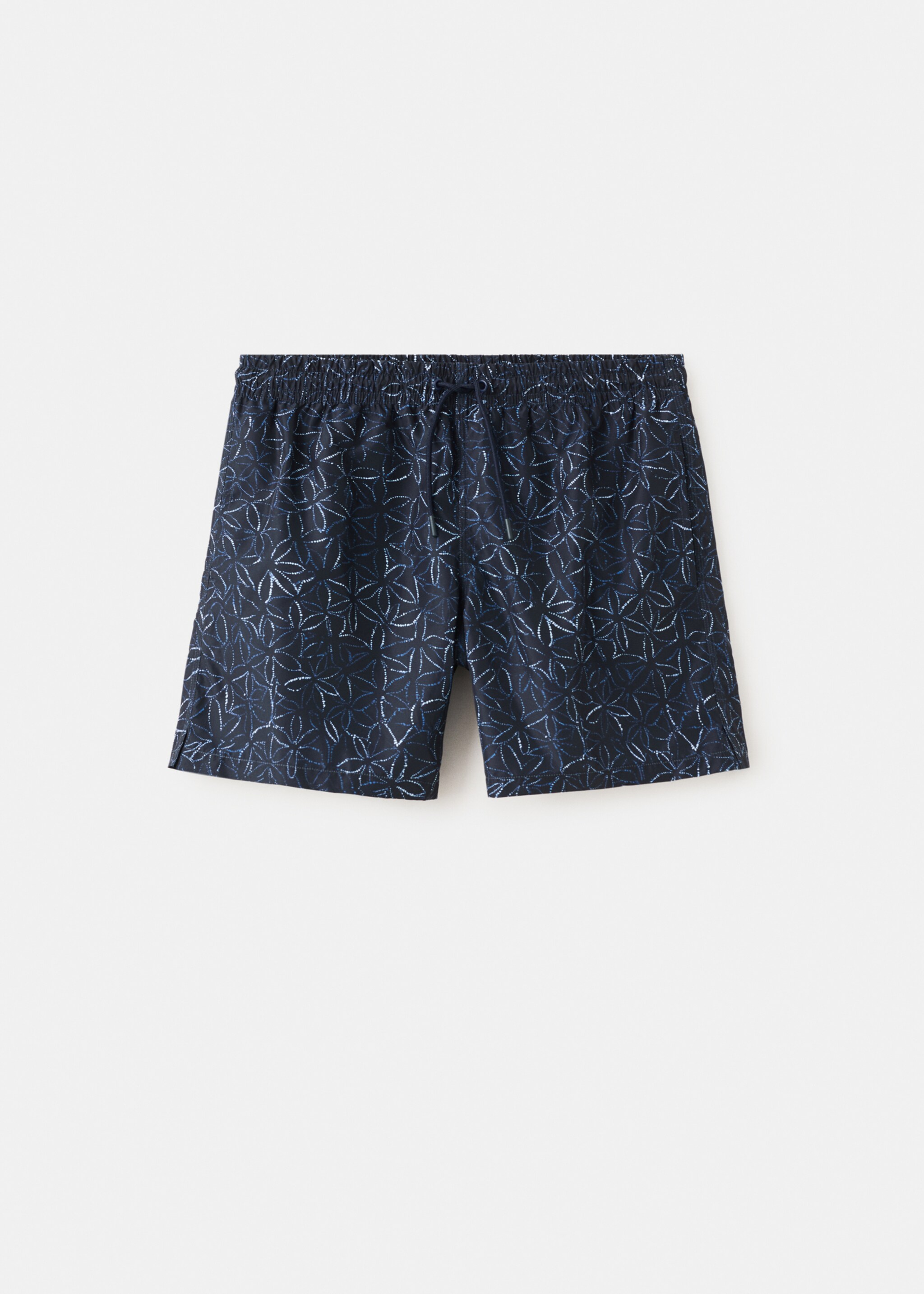 Swimming trunks flower - Article without model, Navy. Ref: 27026003-00.
