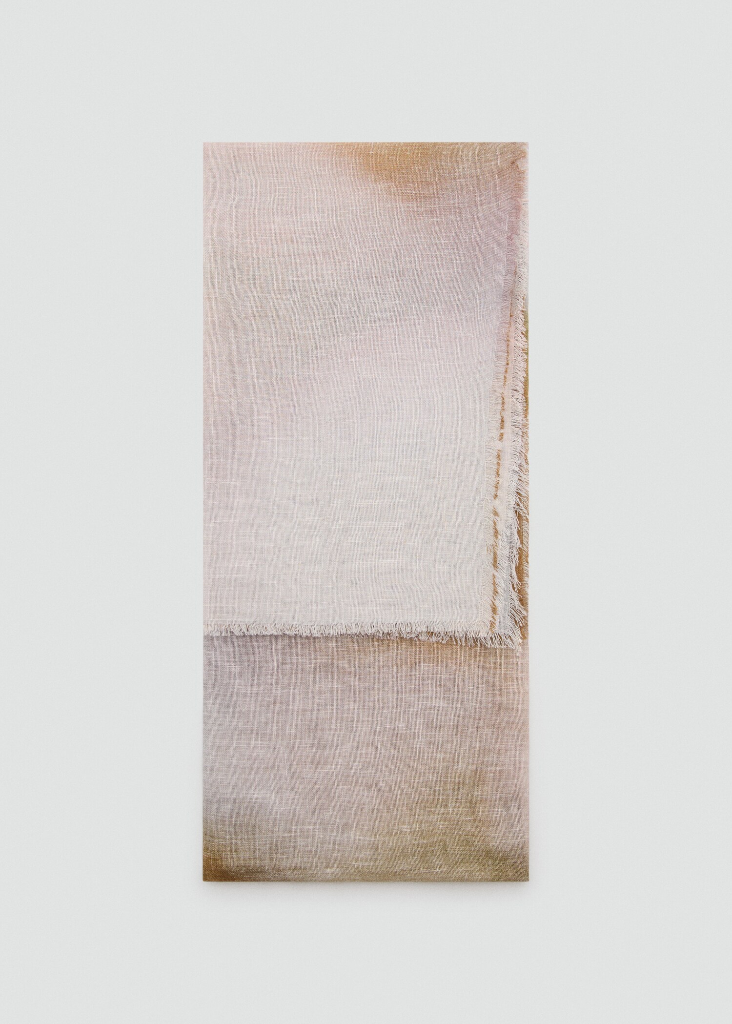 Écharpe en lin effet dégradé - Article sans modèle