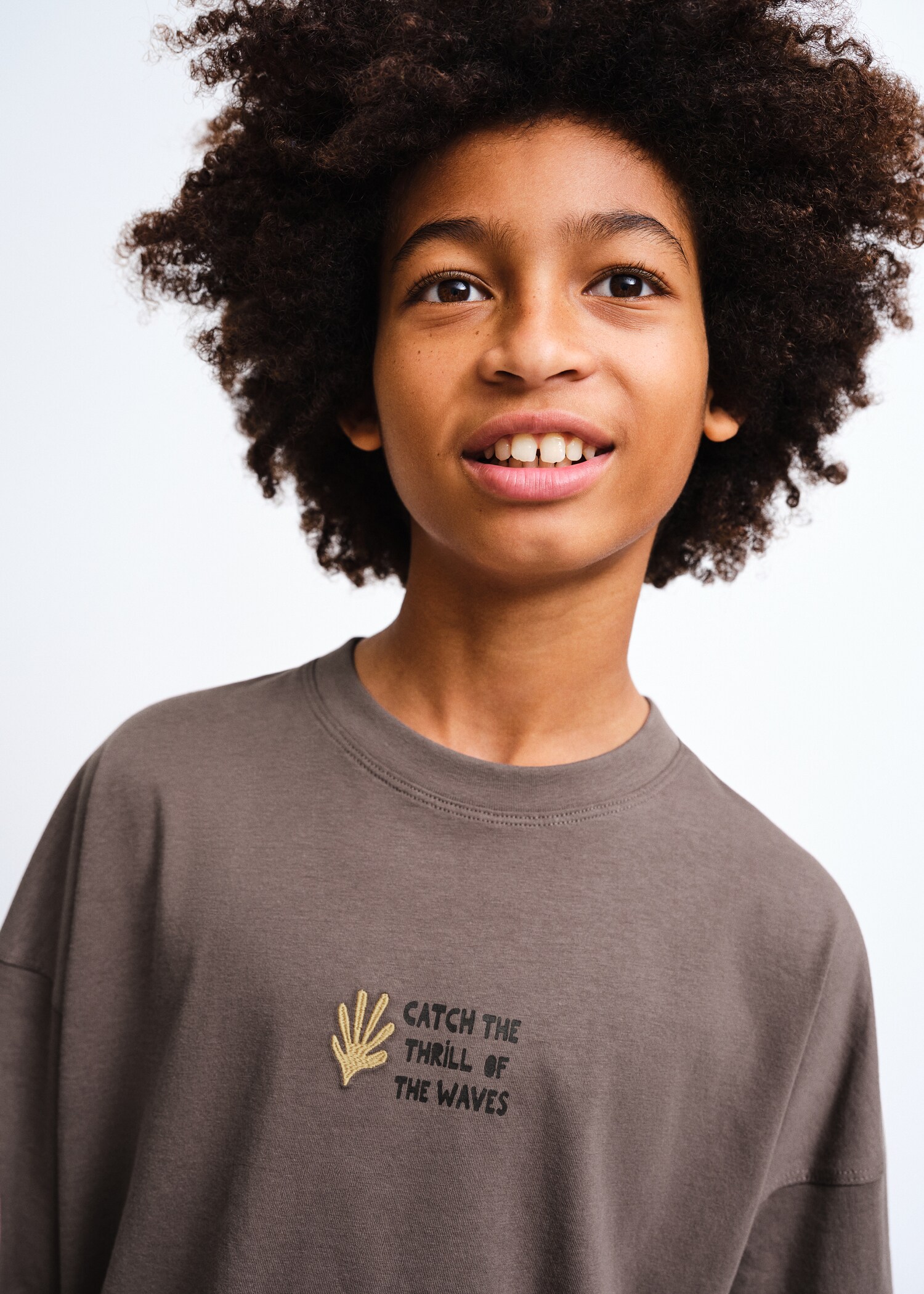 Printed cotton-blend t-shirt - Details of the article 1