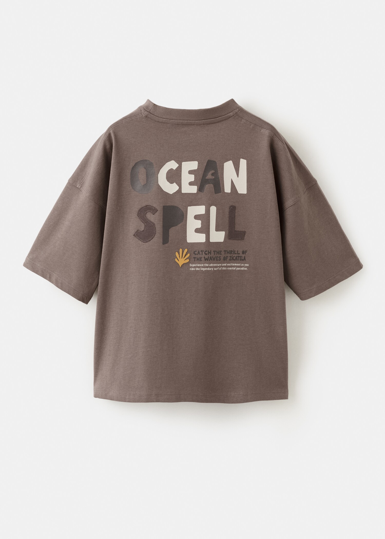 T-shirt en coton imprimé - Verso de l’article