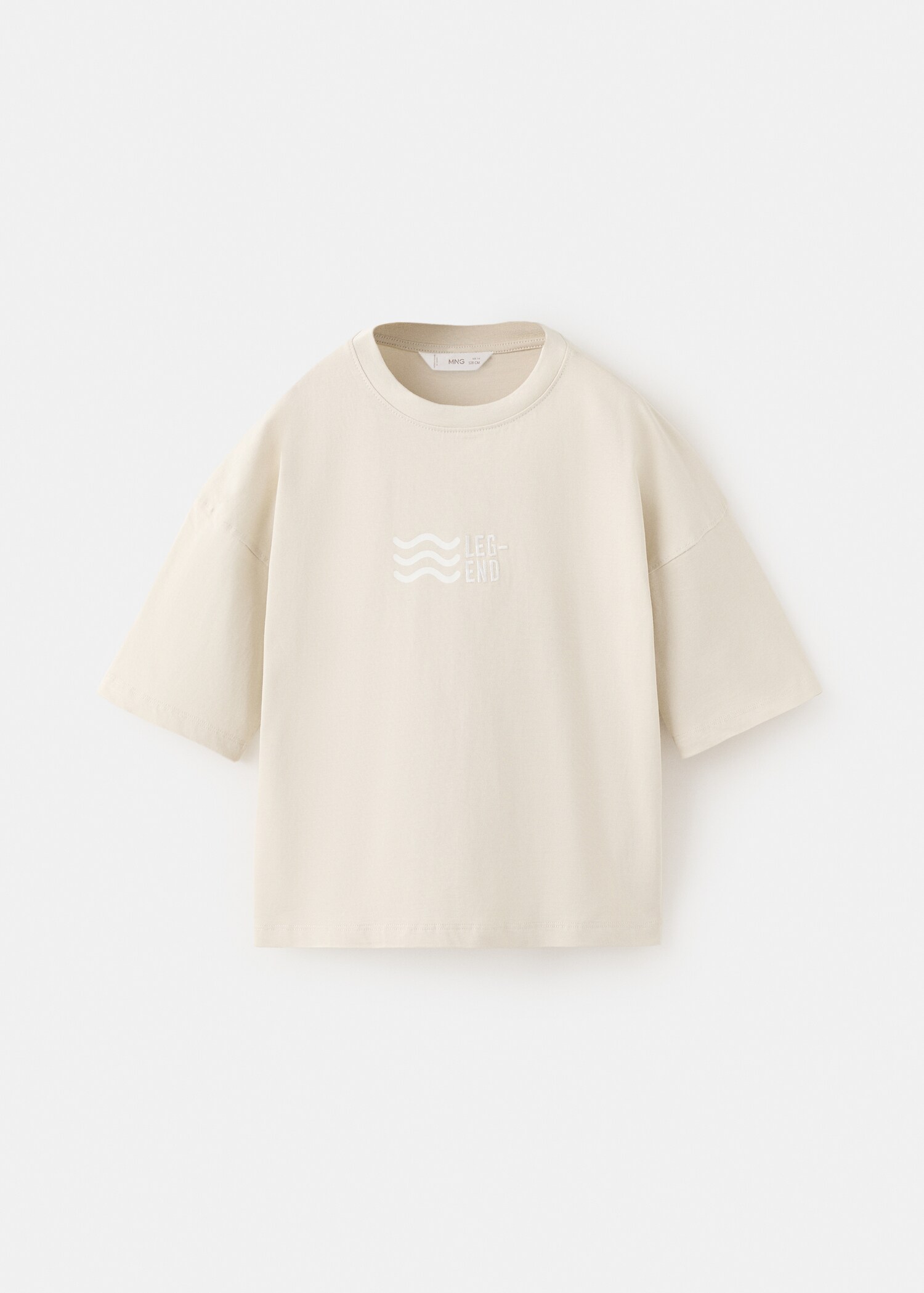 Printed cotton-blend t-shirt - Article without model