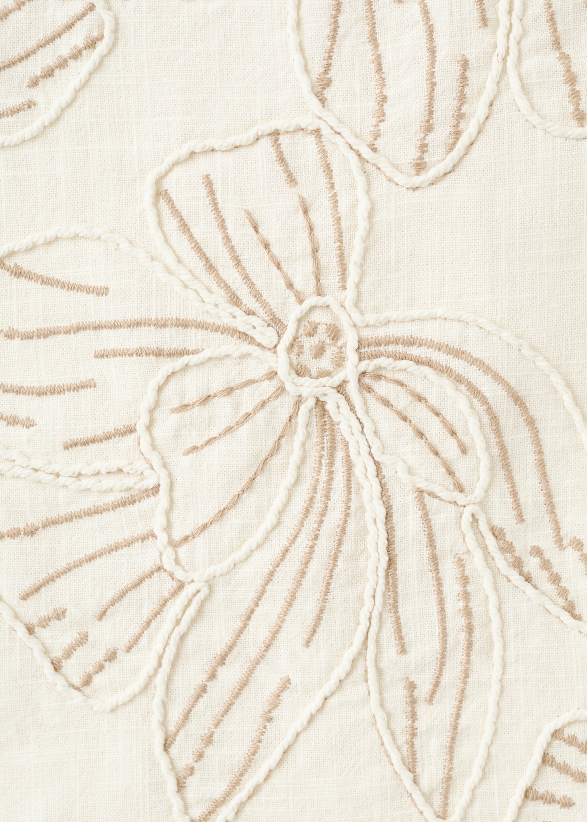 Blouse ellaset - Details of the article 8, Beige. Ref: 27026350-00.