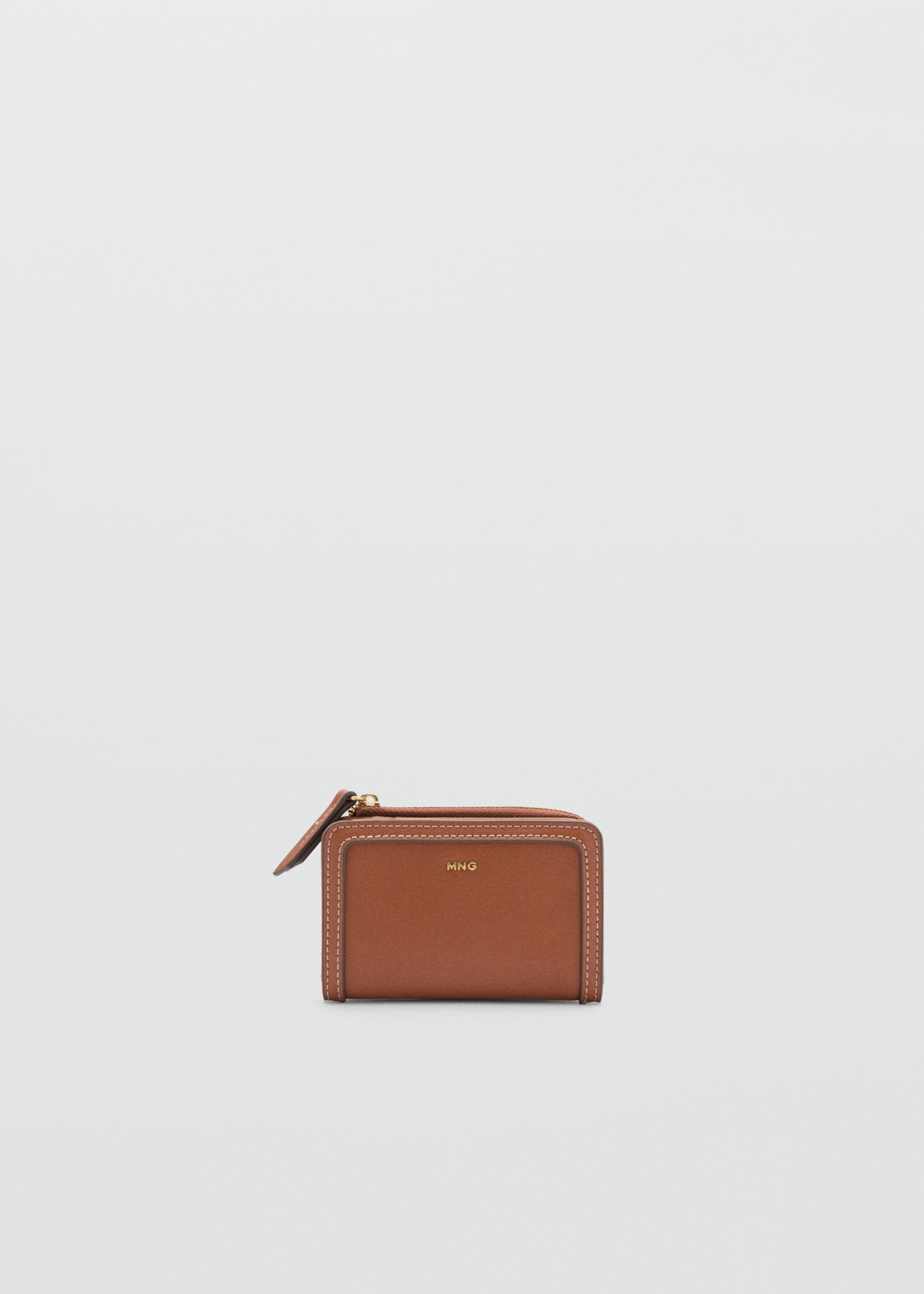 Small wallet with Saffiano effect - Article without model, Leather. Ref: 27026355-00.