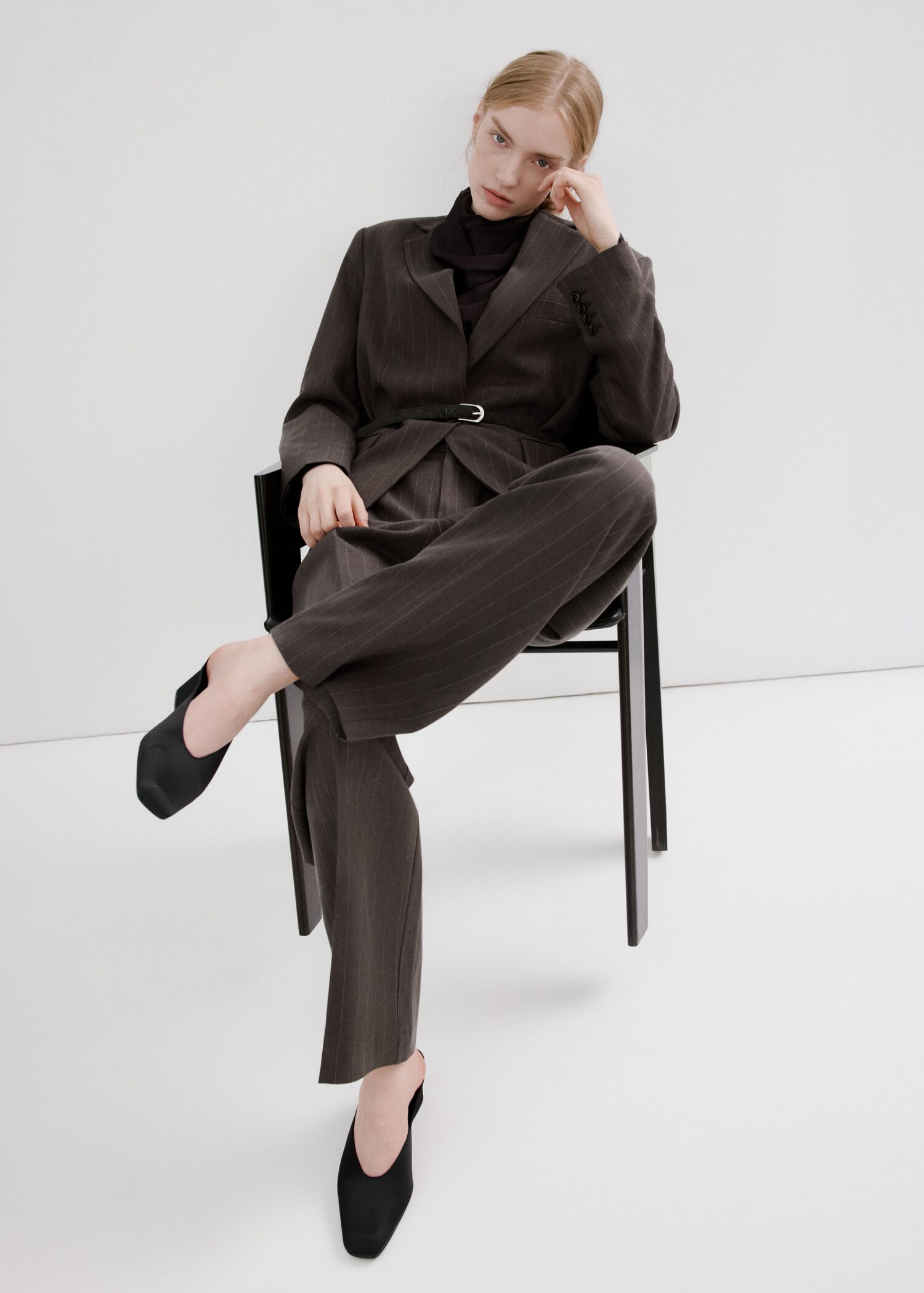 Lyocell suit trousers - Details of the article 2