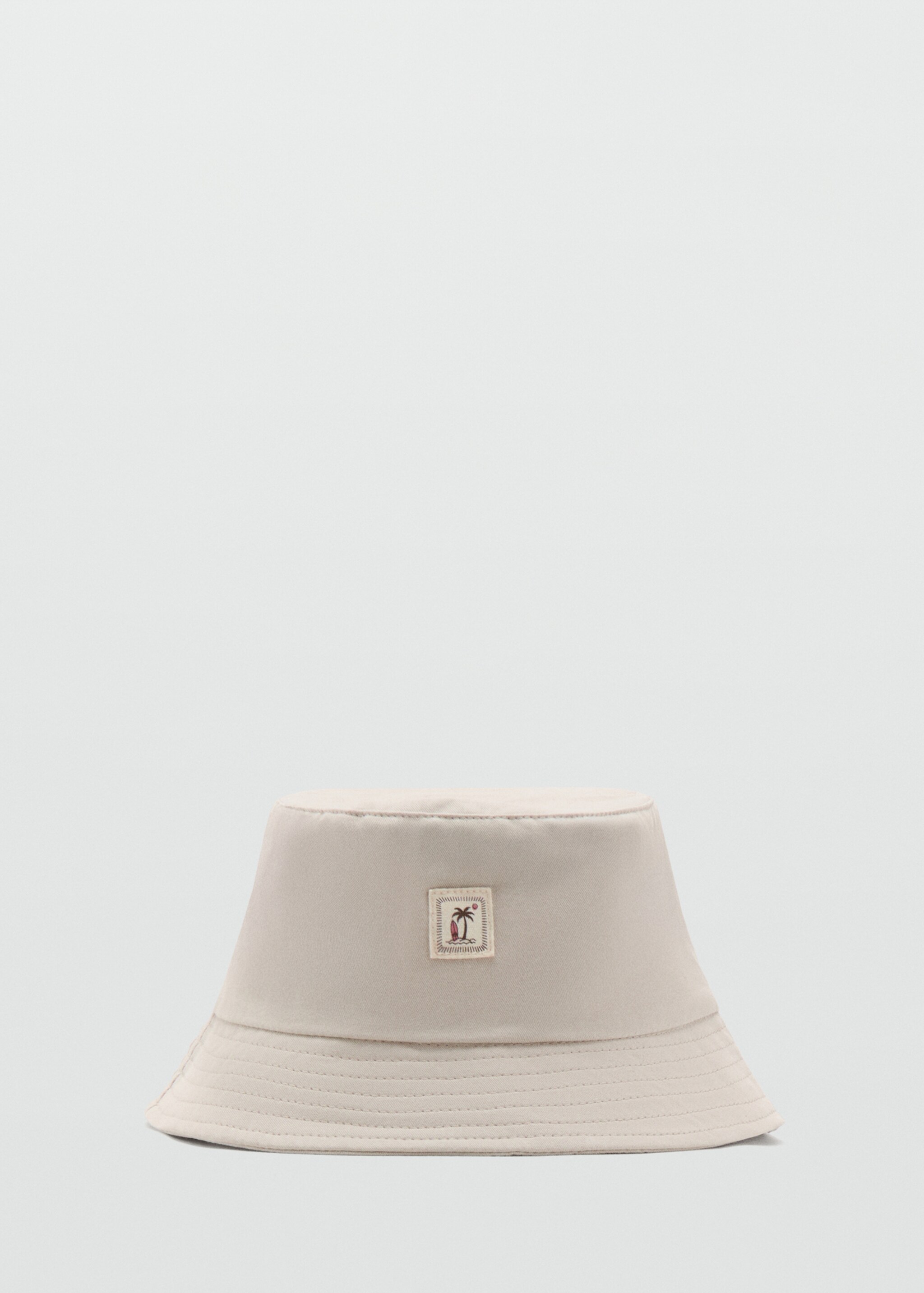 Chapeau bob brodé - Article sans modèle, Sable. Ref: 27026358-00.