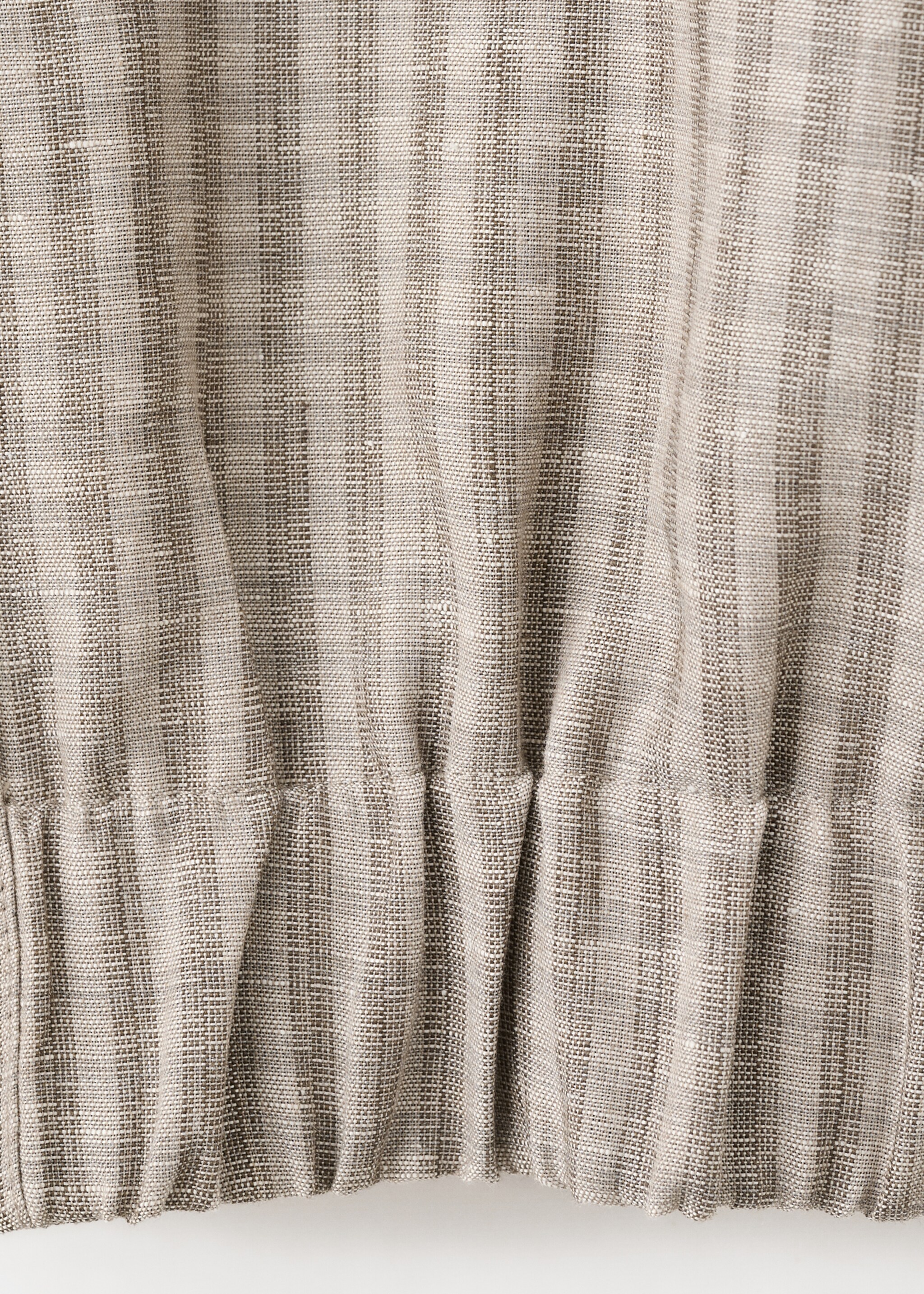 Checked bomber jacket - Details of the article 0, Light/Pastel Grey. Ref: 27026363-00.