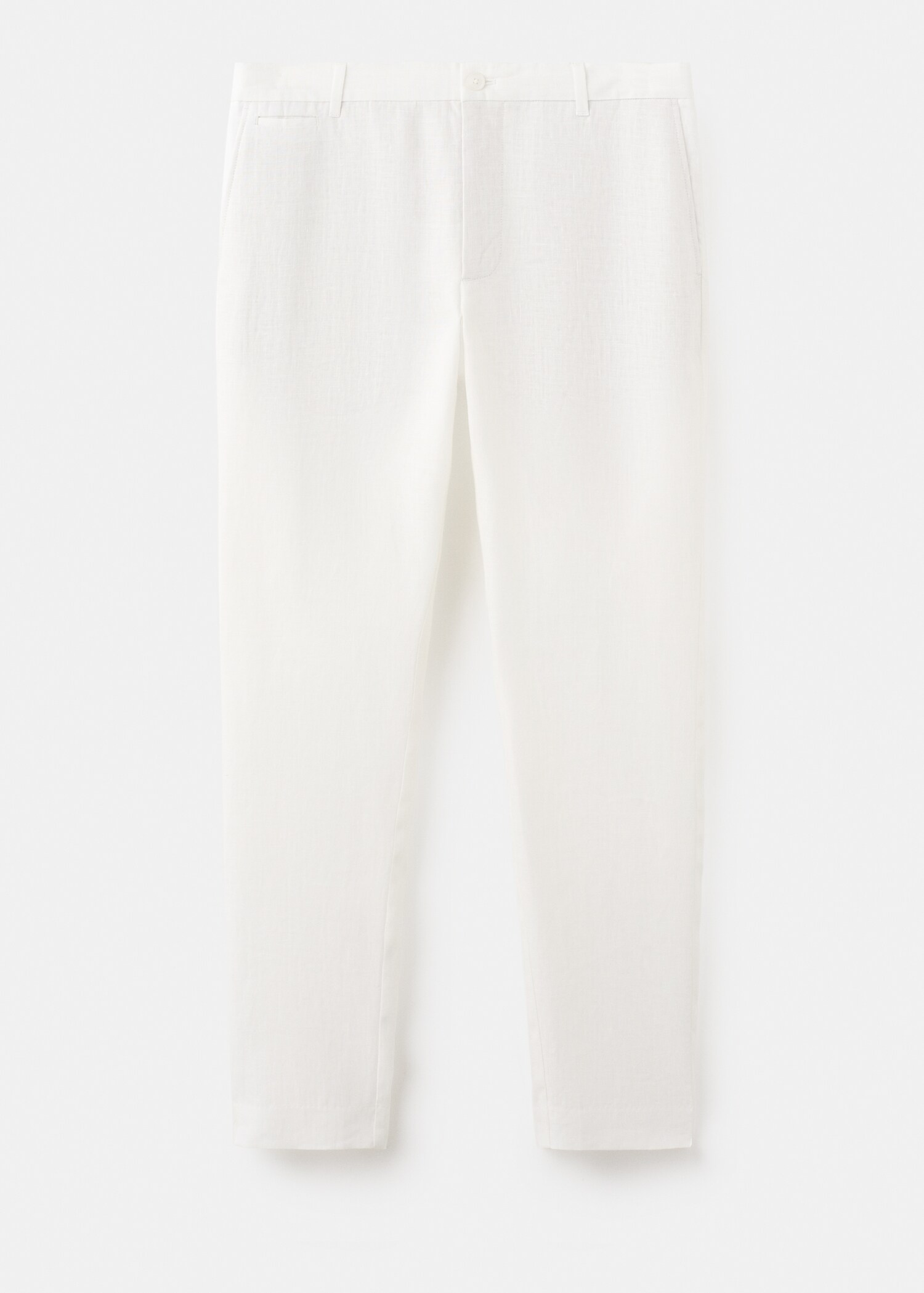 بنطلون كتان 100٪ سليم فيت - منتج دون نموذج