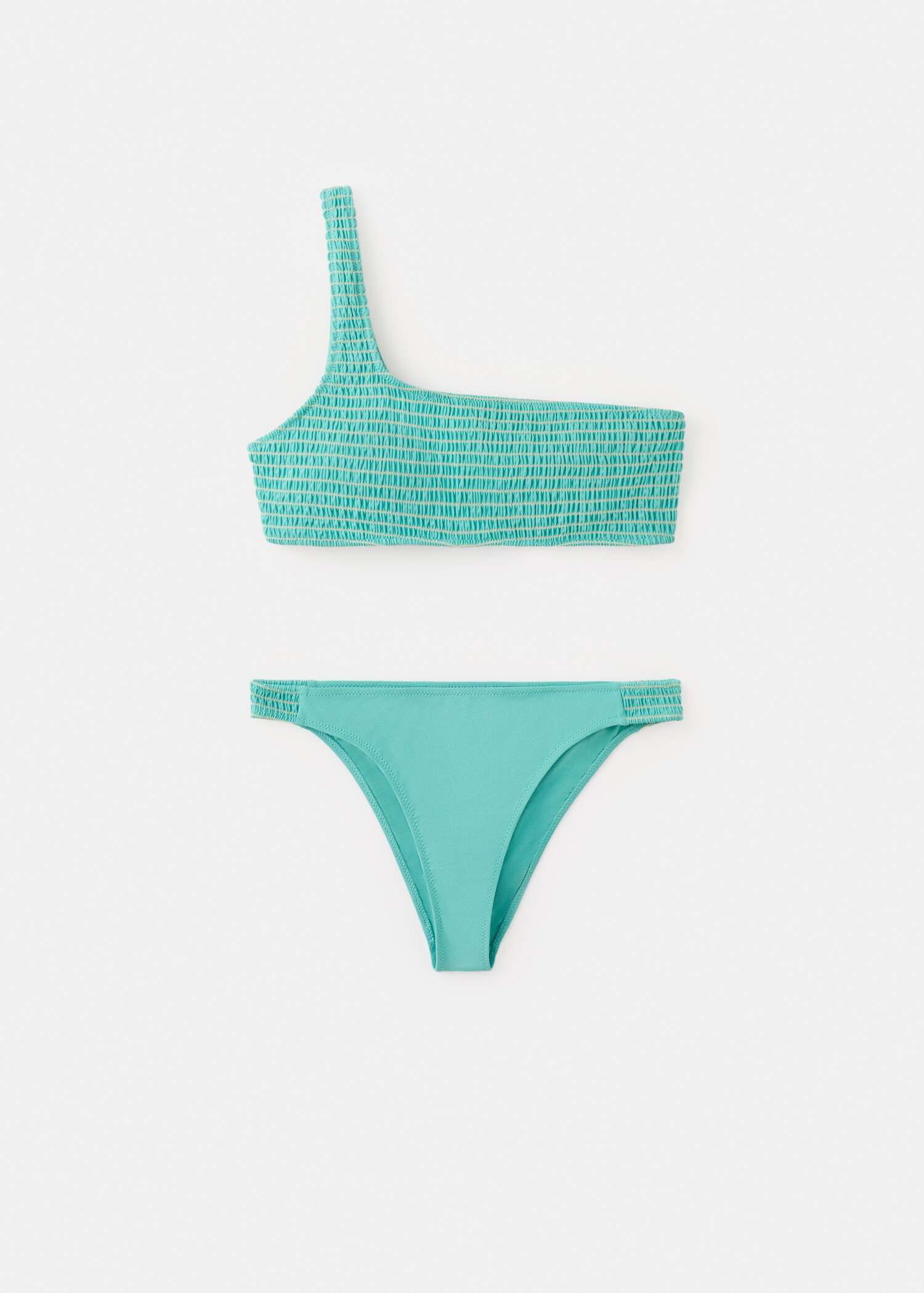 Asymmetric bikini with mid-rise bottoms - Article without model