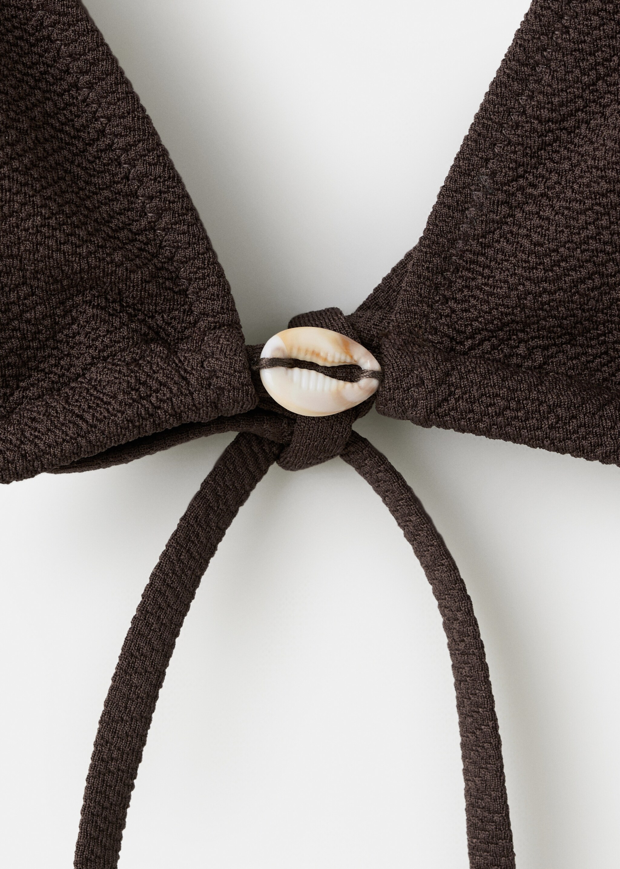 조개 디테일 미디엄 커버 비키니 - 상품 내역: 8, 브라운. Ref: 27026715-00.