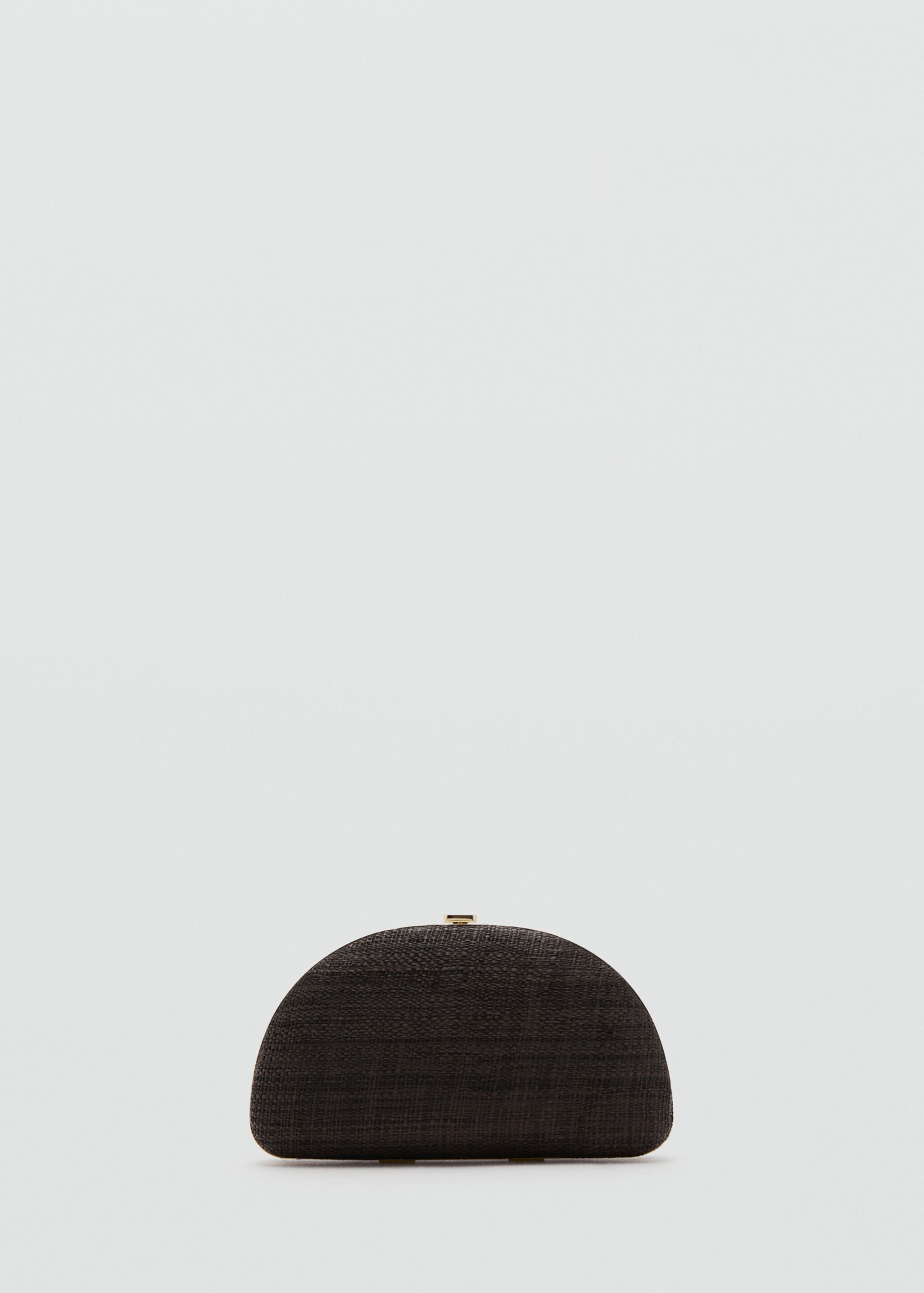 Pochette en fibre naturelle - Article sans modèle, Chocolat. Ref: 27026718-00.