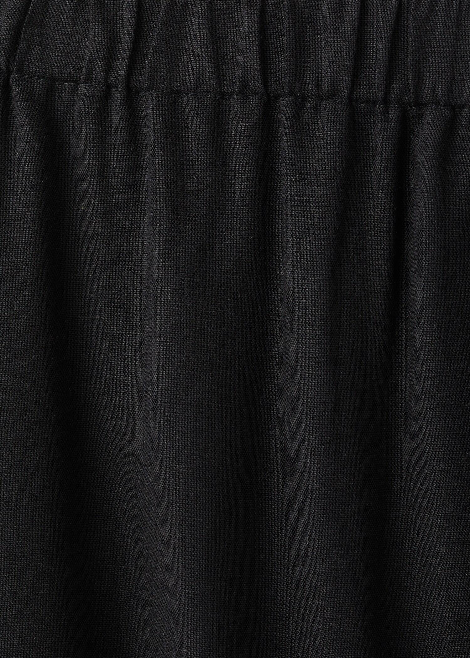 Straight linen-blend trousers - Details of the article 8
