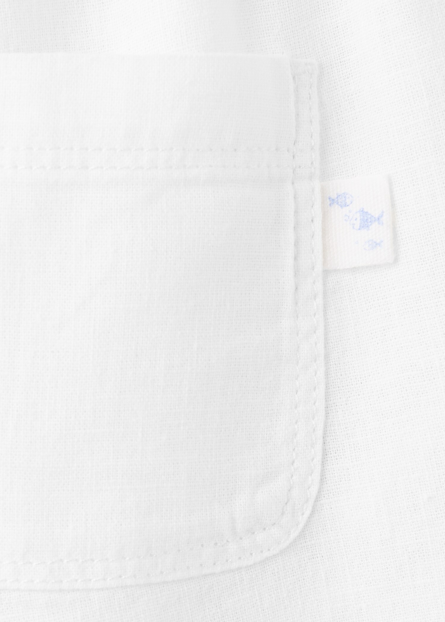 سروال من مزيج الكتان والقطن - تفاصيل المنتج 0