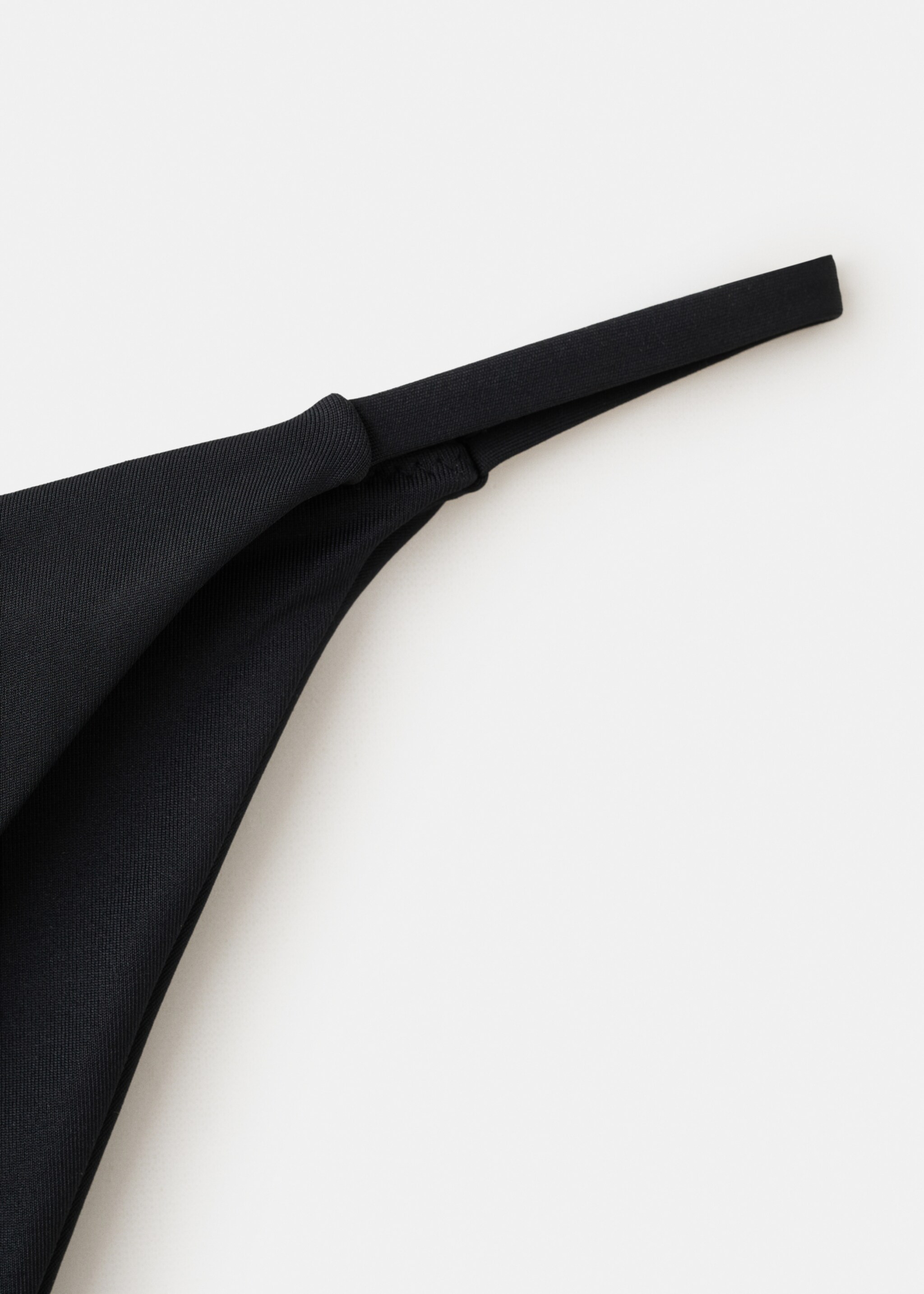 Brazilian bikini bottom - Details of the article 8, Black. Ref: 27026722-00.