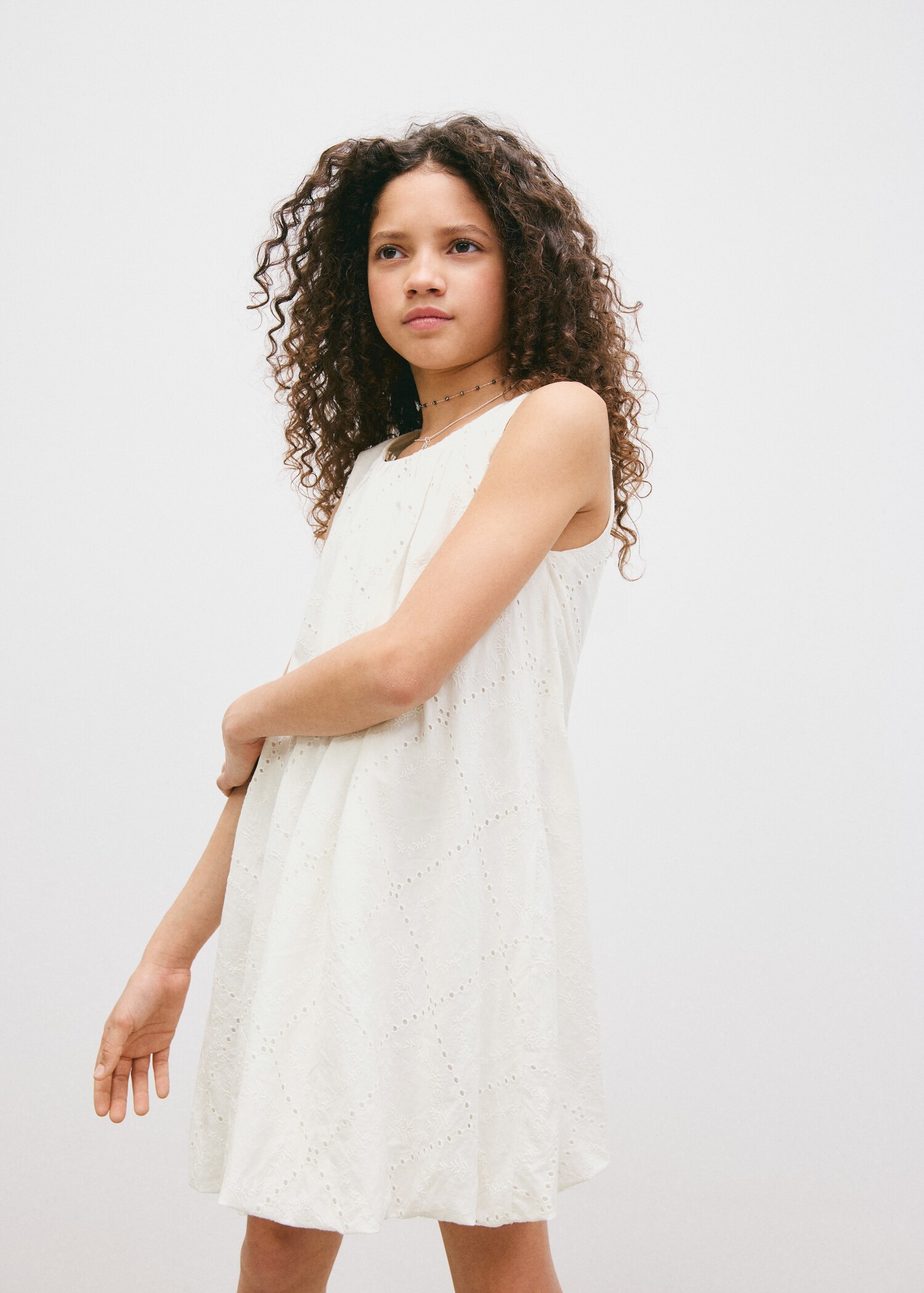 Short balloon dress - Medium plane