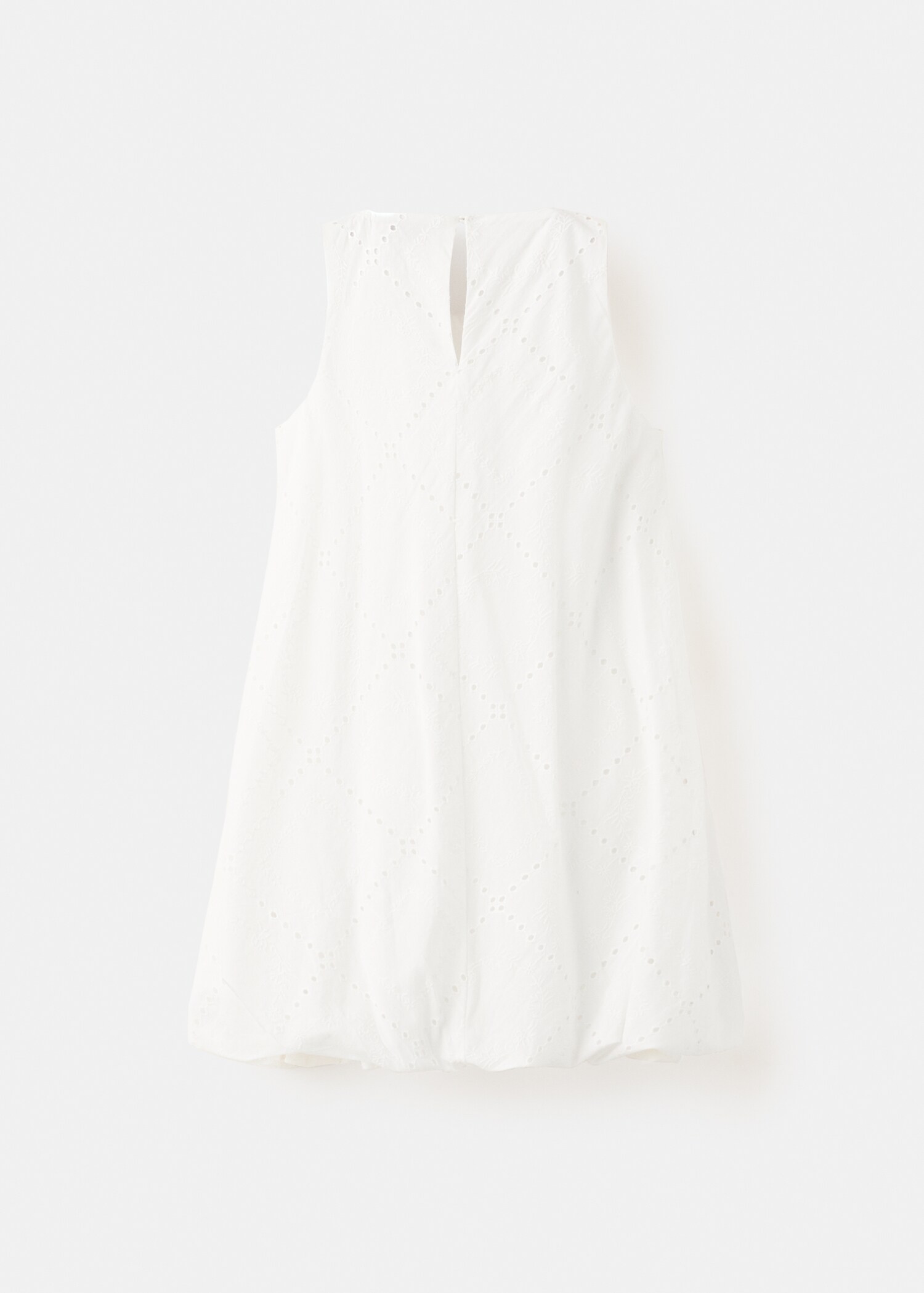 Short balloon dress - Reverse of the article