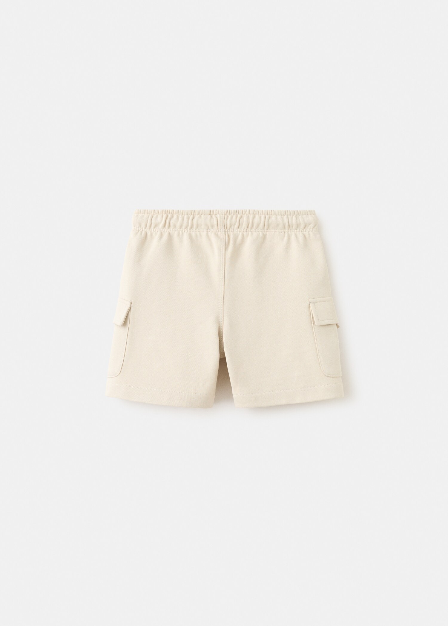 Drawstring cargo Bermuda shorts - Reverse of the article