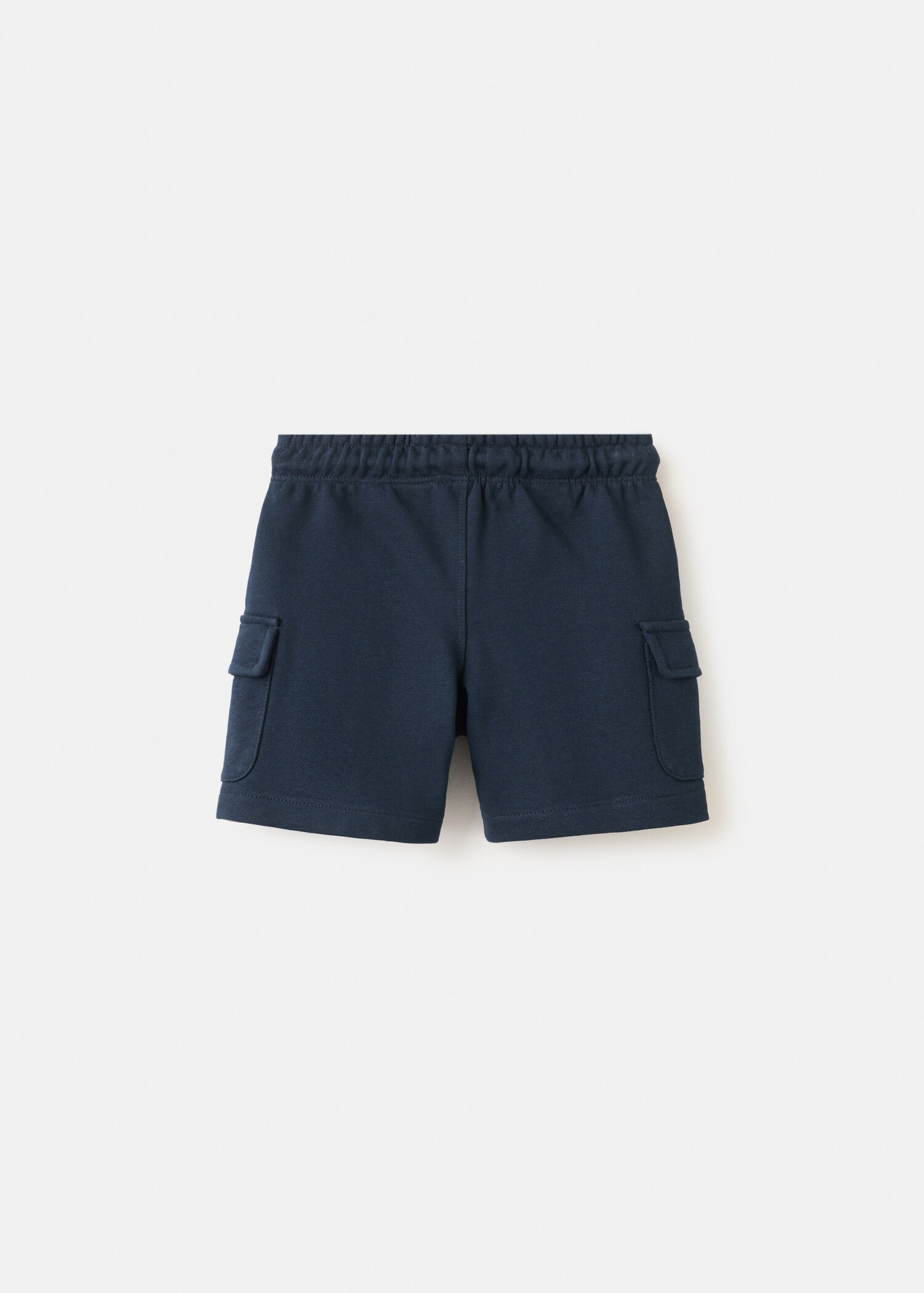 Drawstring cargo Bermuda shorts - Reverse of the article