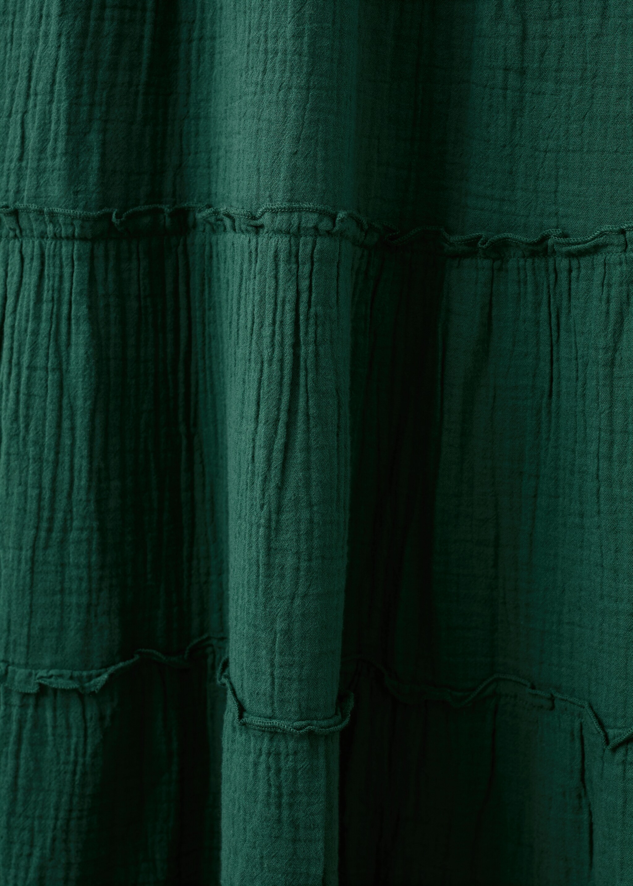 Halter panel dress - Details of the article 0, Green. Ref: 27026737-00.