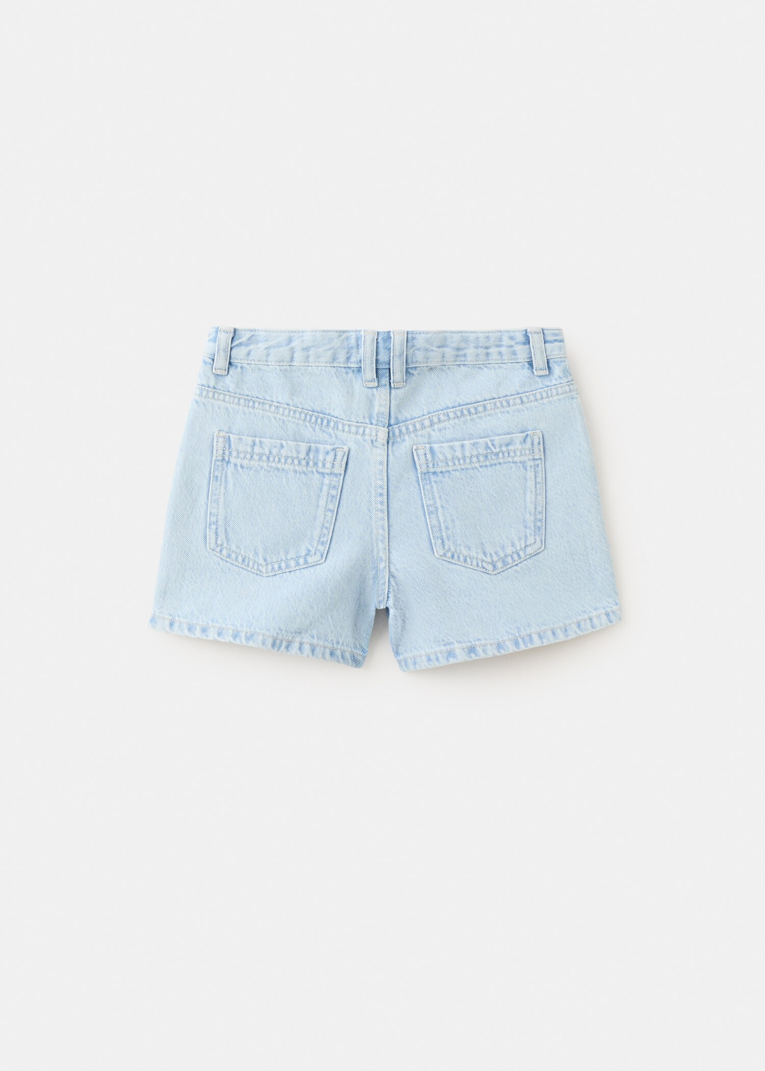 Short en jean strass - Verso de l’article