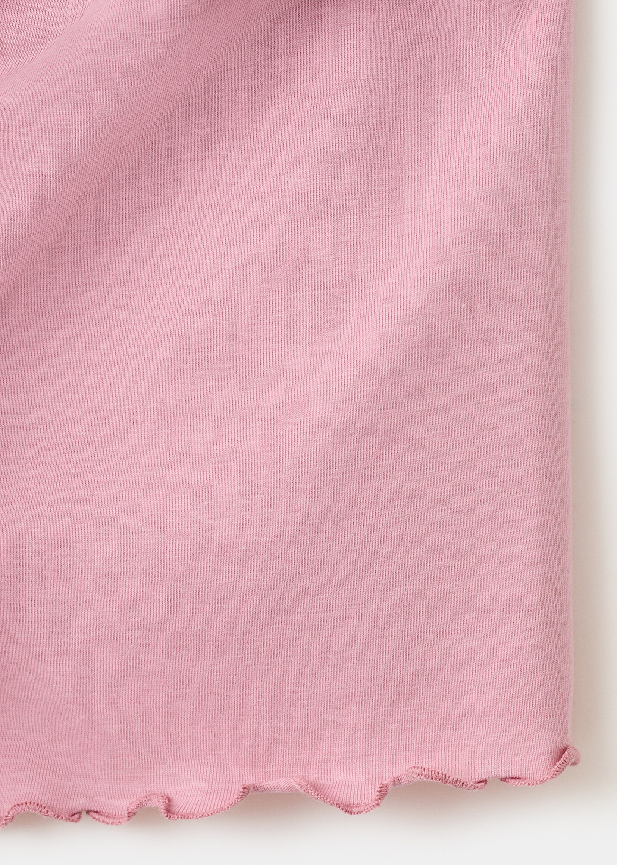 Cotton top with straps - Details of the article 0, Pink. Ref: 27026743-00.
