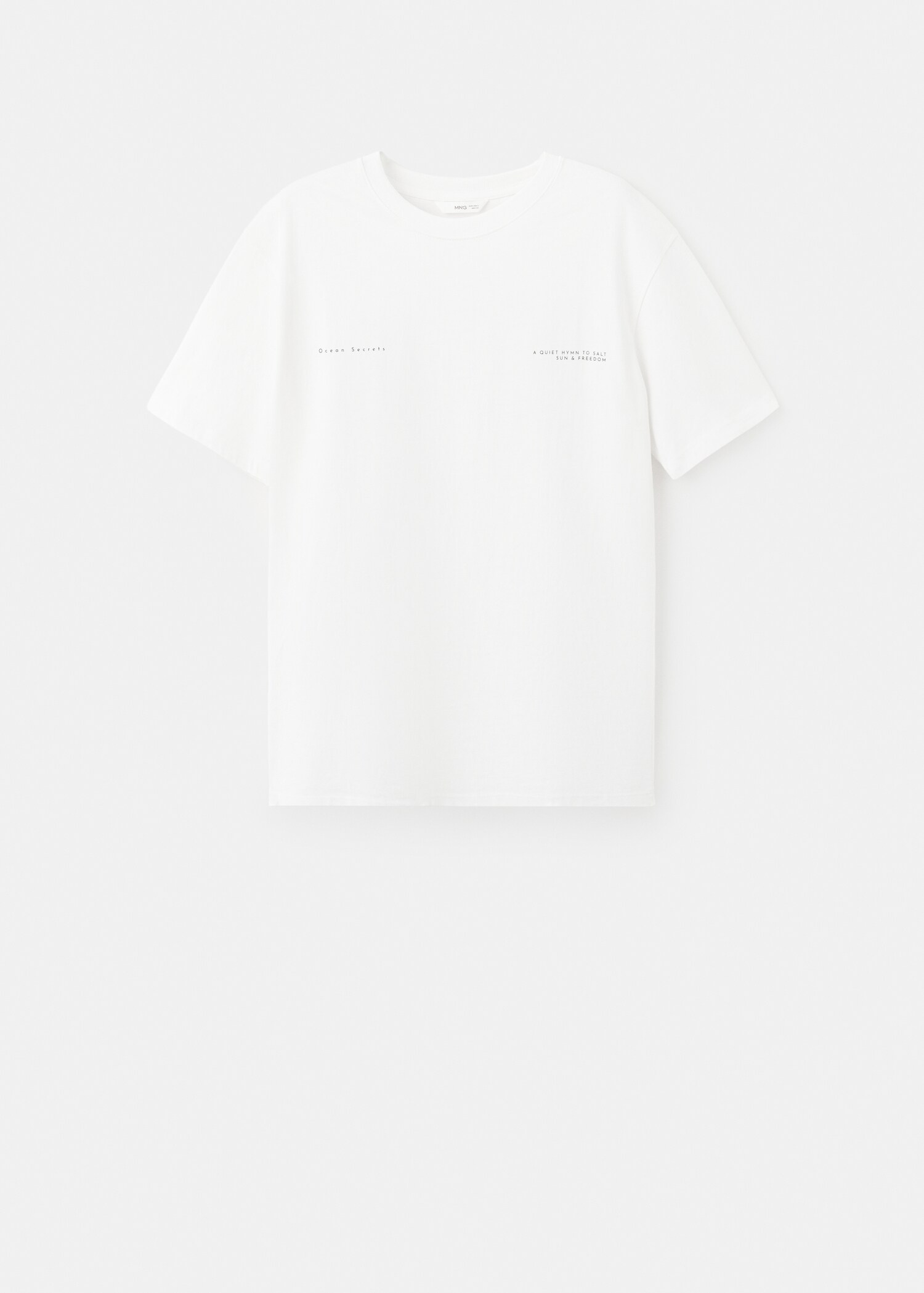 Printed cotton-blend t-shirt - Article without model