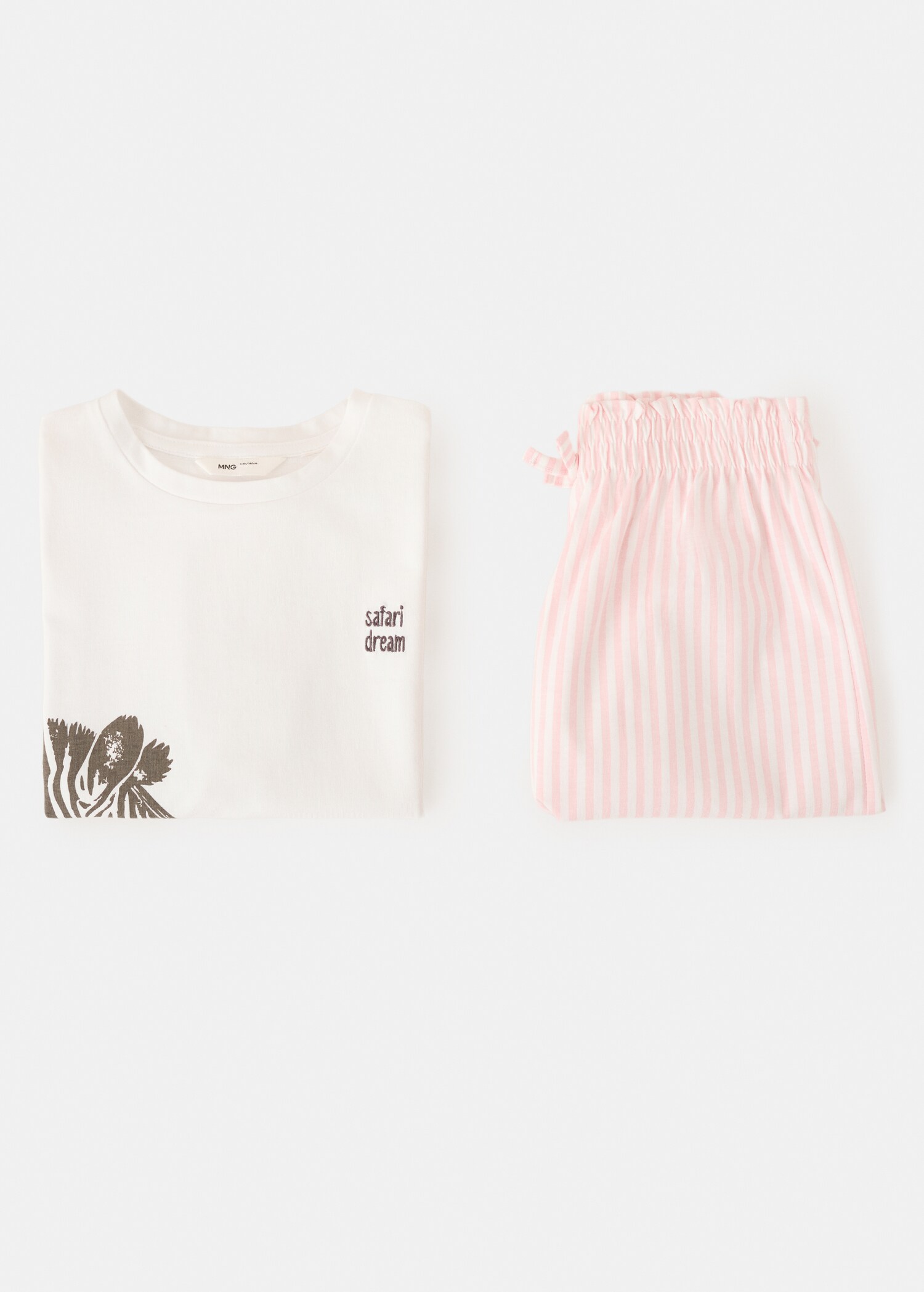 Striped short pyjamas - Details of the article 0