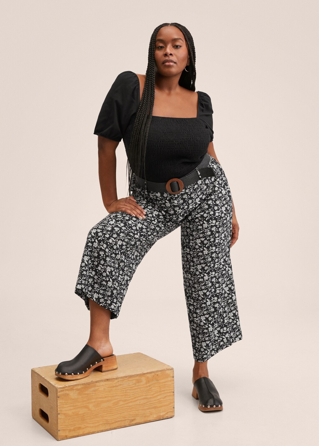 Mango pantalon culotte hotsell